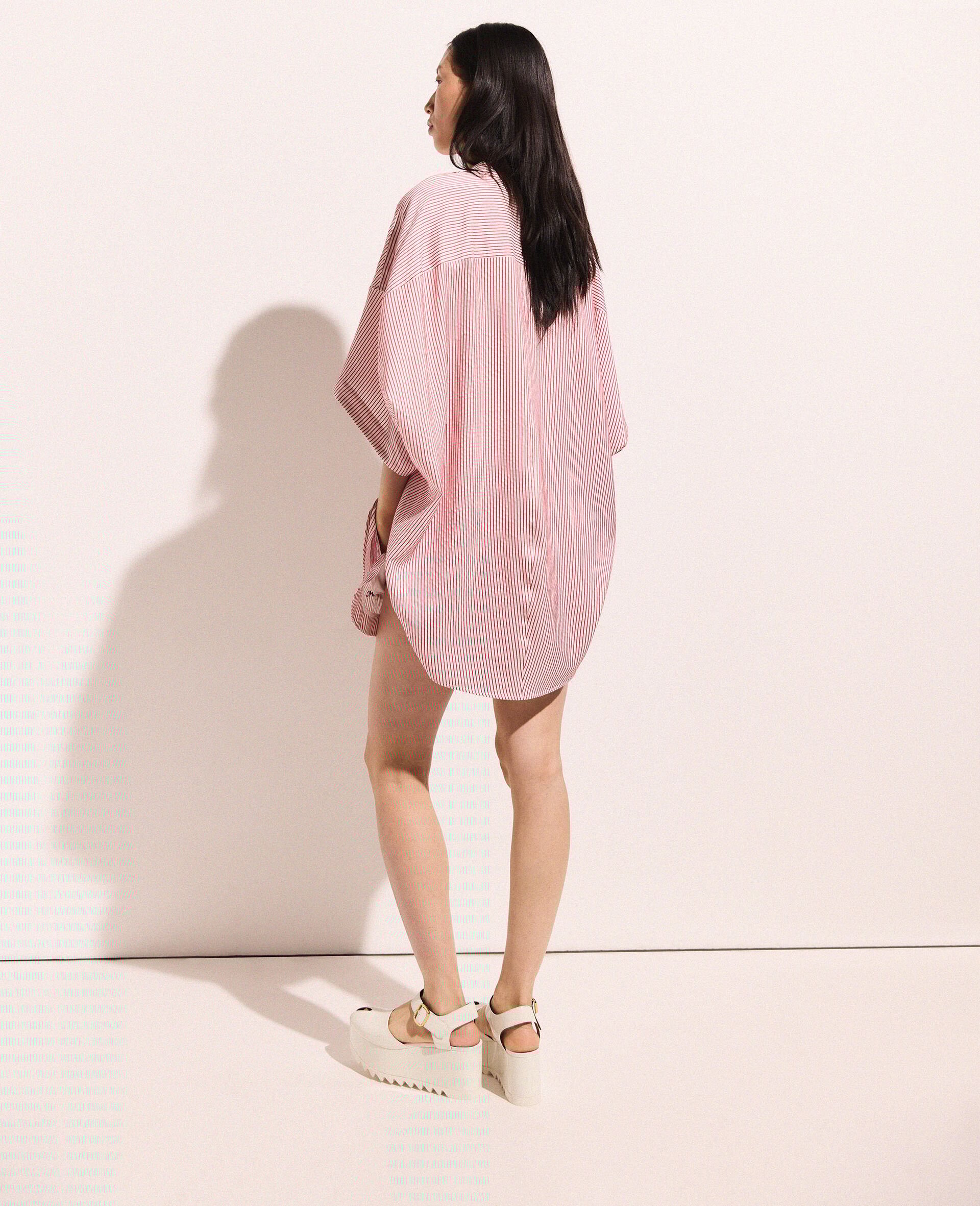 Chemise rayee a manches courtes-Blanc-large image number 4