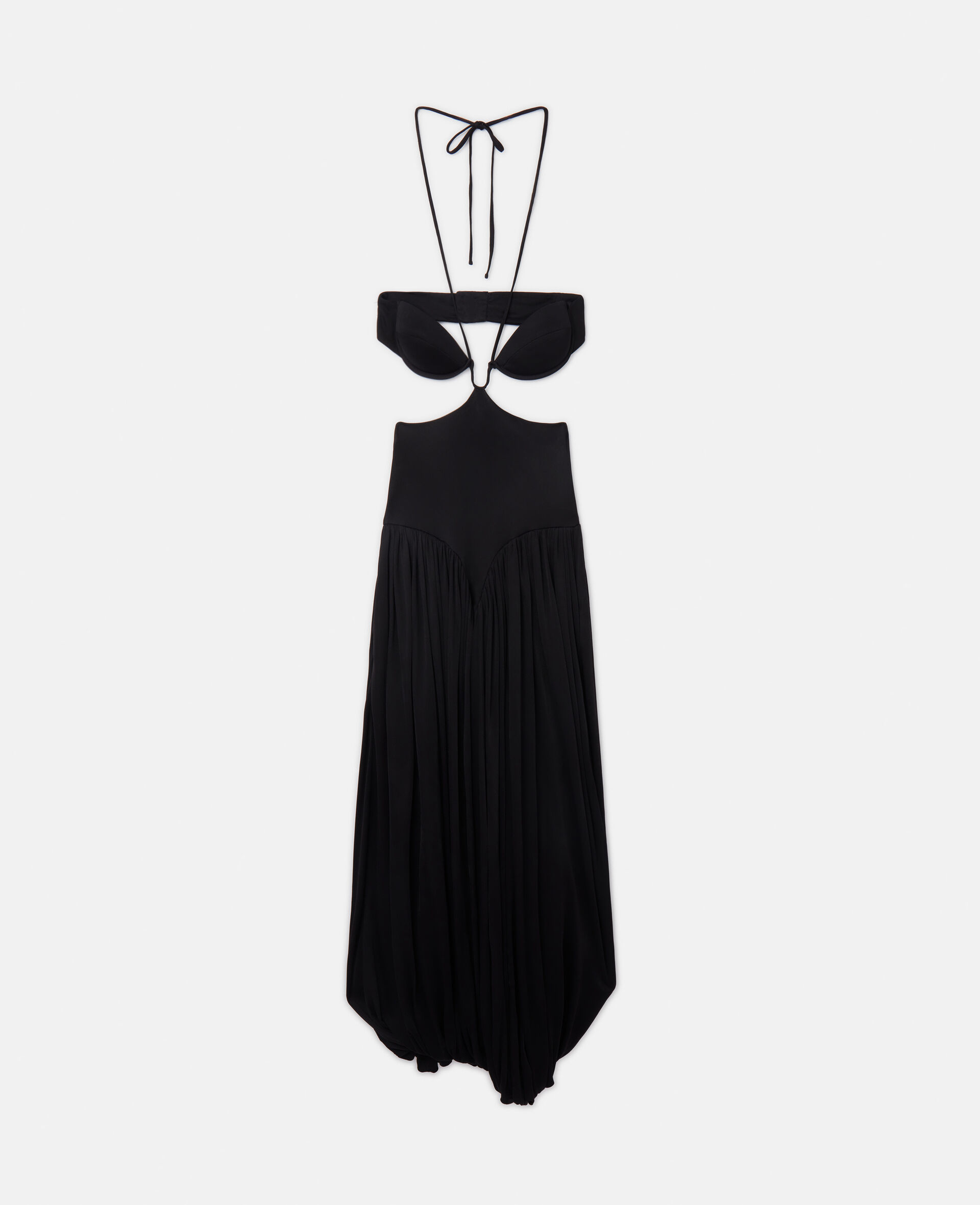 Triangle Bra Dress-Black-large image number 0