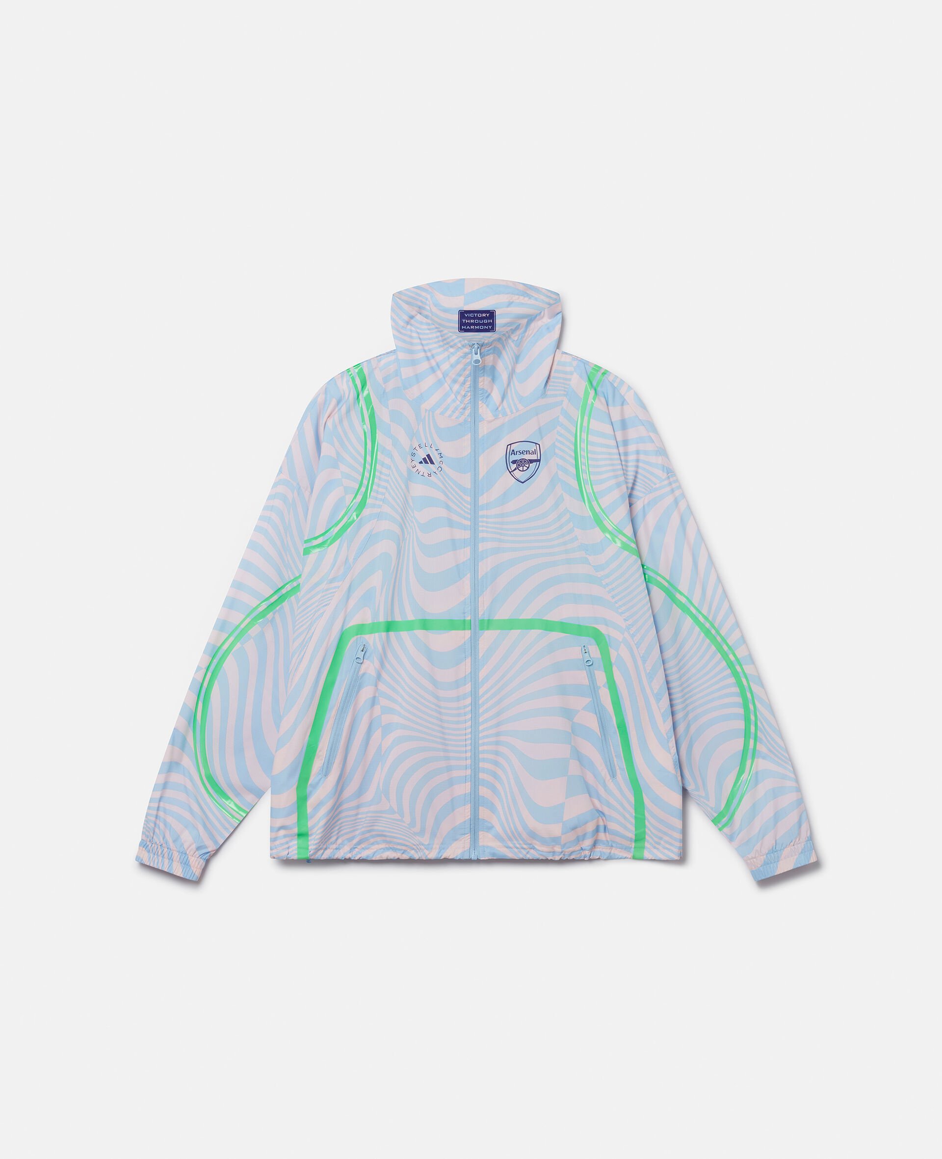 adidas by Stella McCartney × Arsenal光学漩涡印花夹克-Multicolored-large image number 0