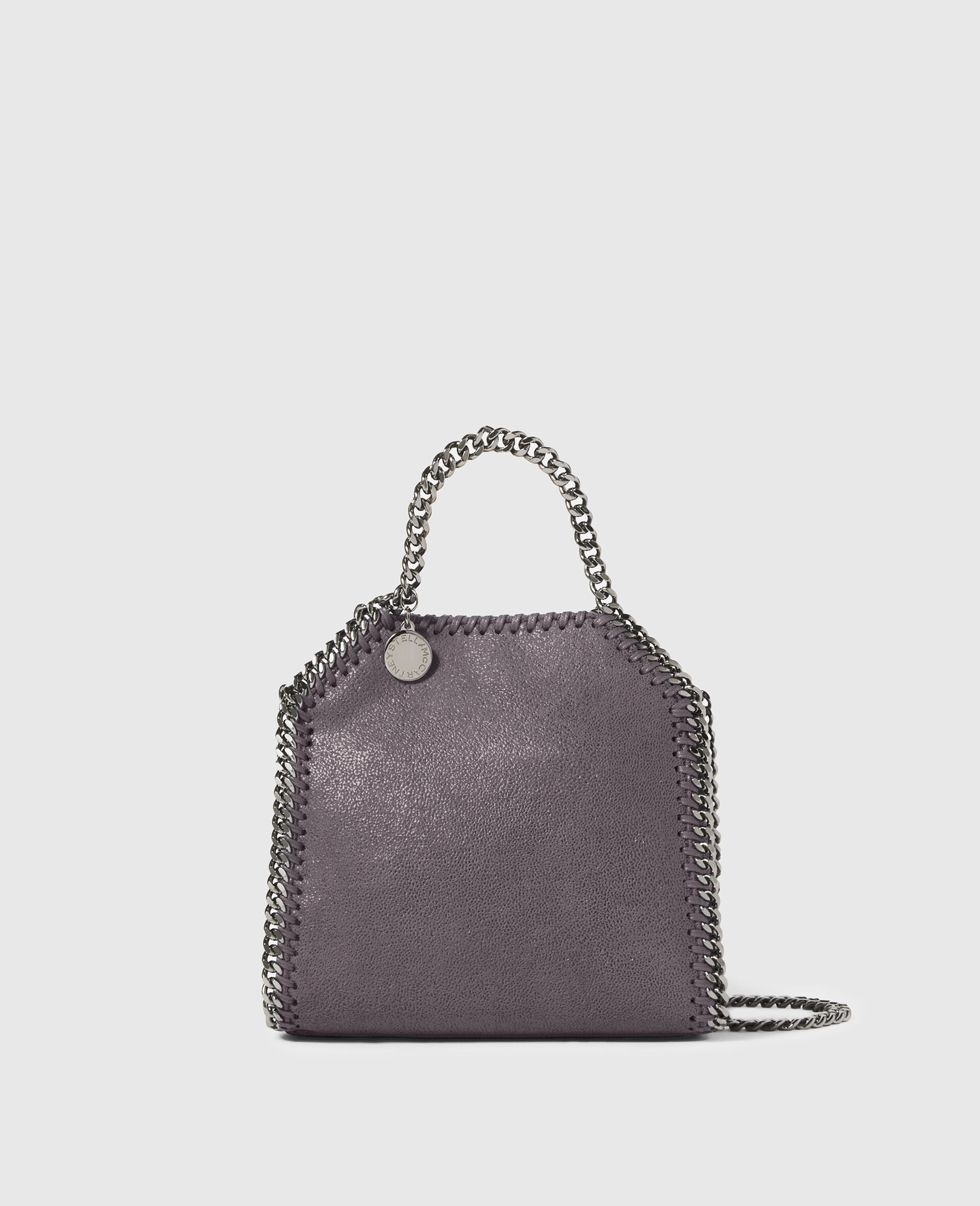Falabella Tiny Tote Bag-灰色-medium