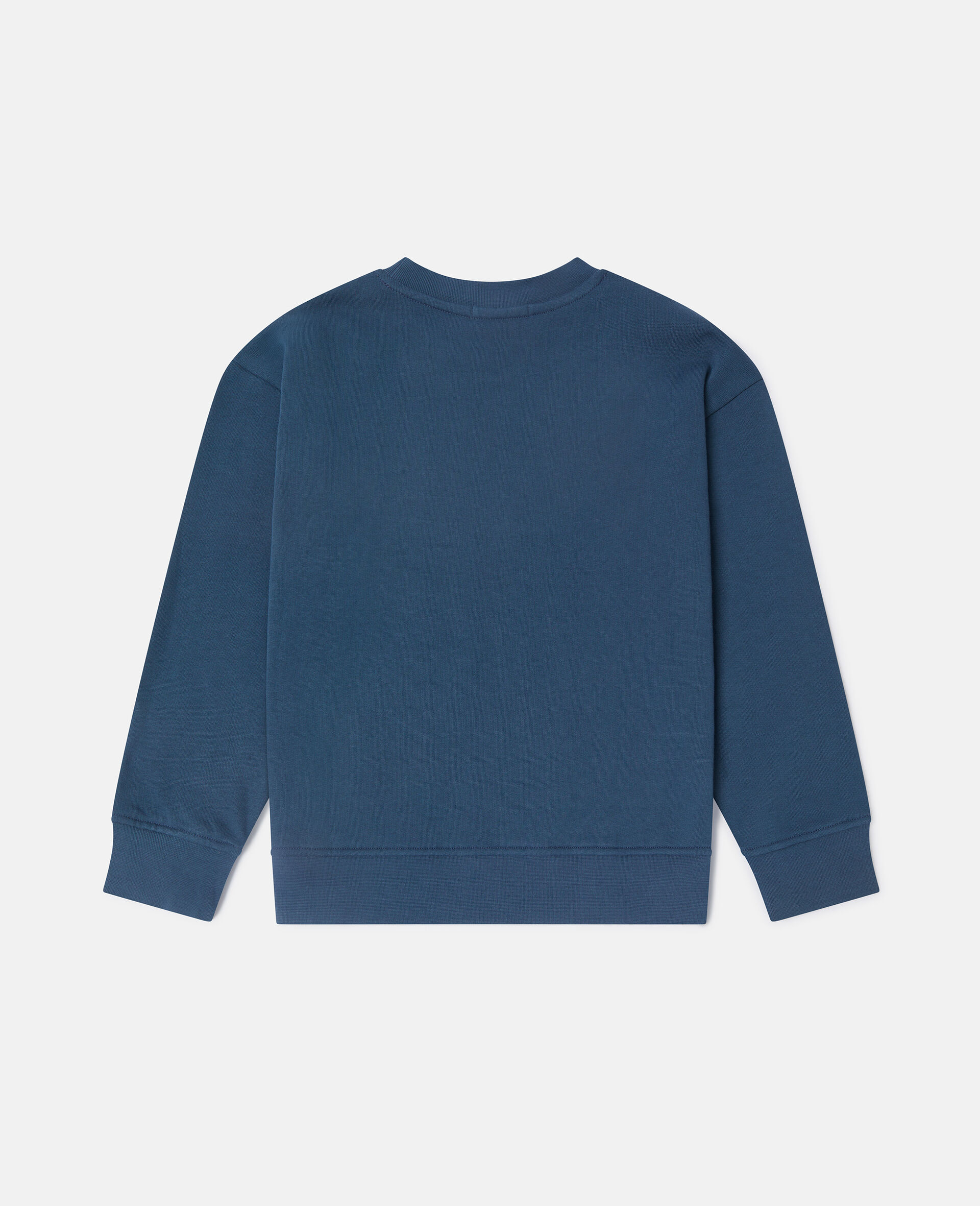 Monster Graphic Crewneck Sweatshirt-Blue-large Monster Graphic Crewneck Sweatshirt-Blue-large image number 2