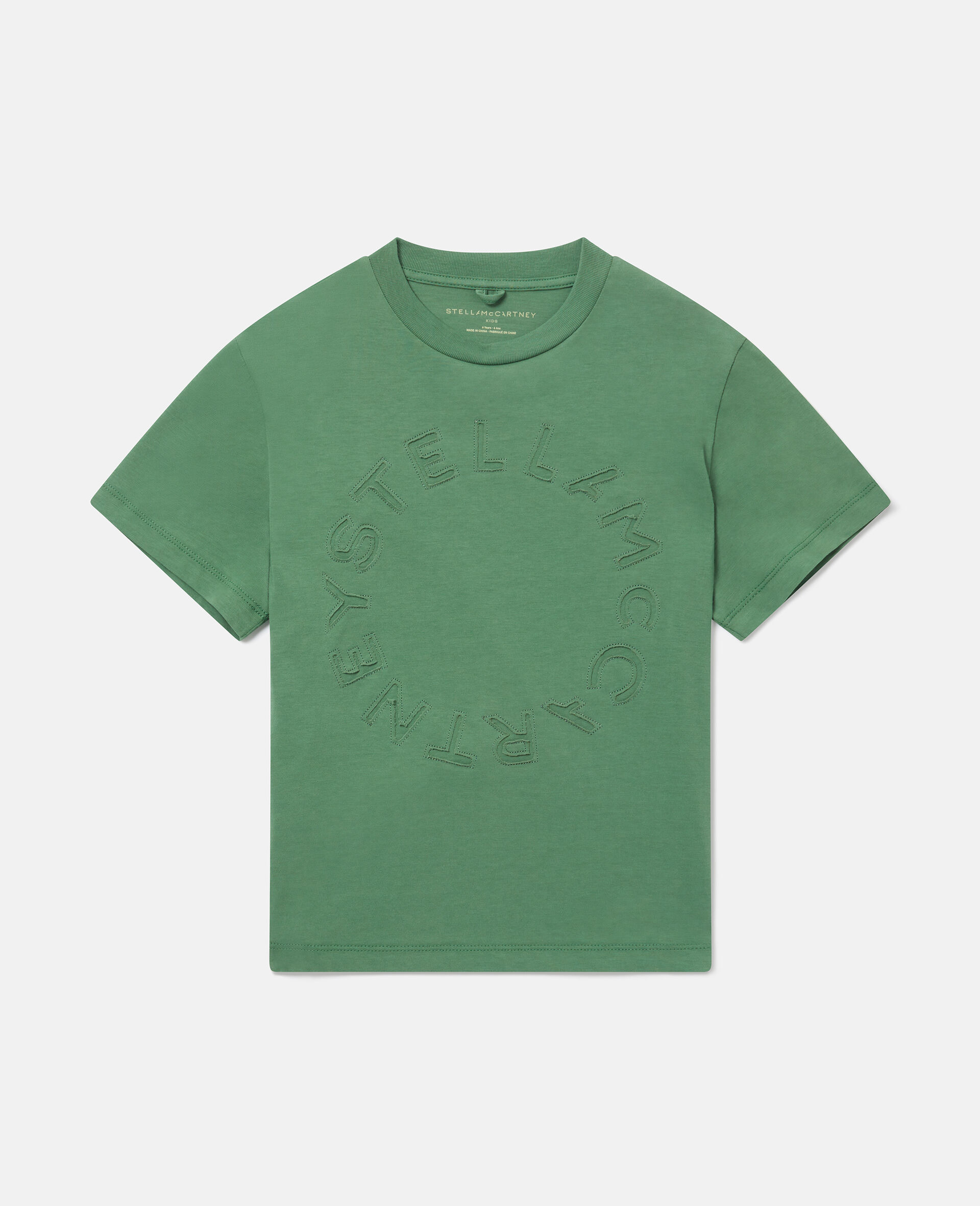 Circular Logo T-Shirt-Green-medium