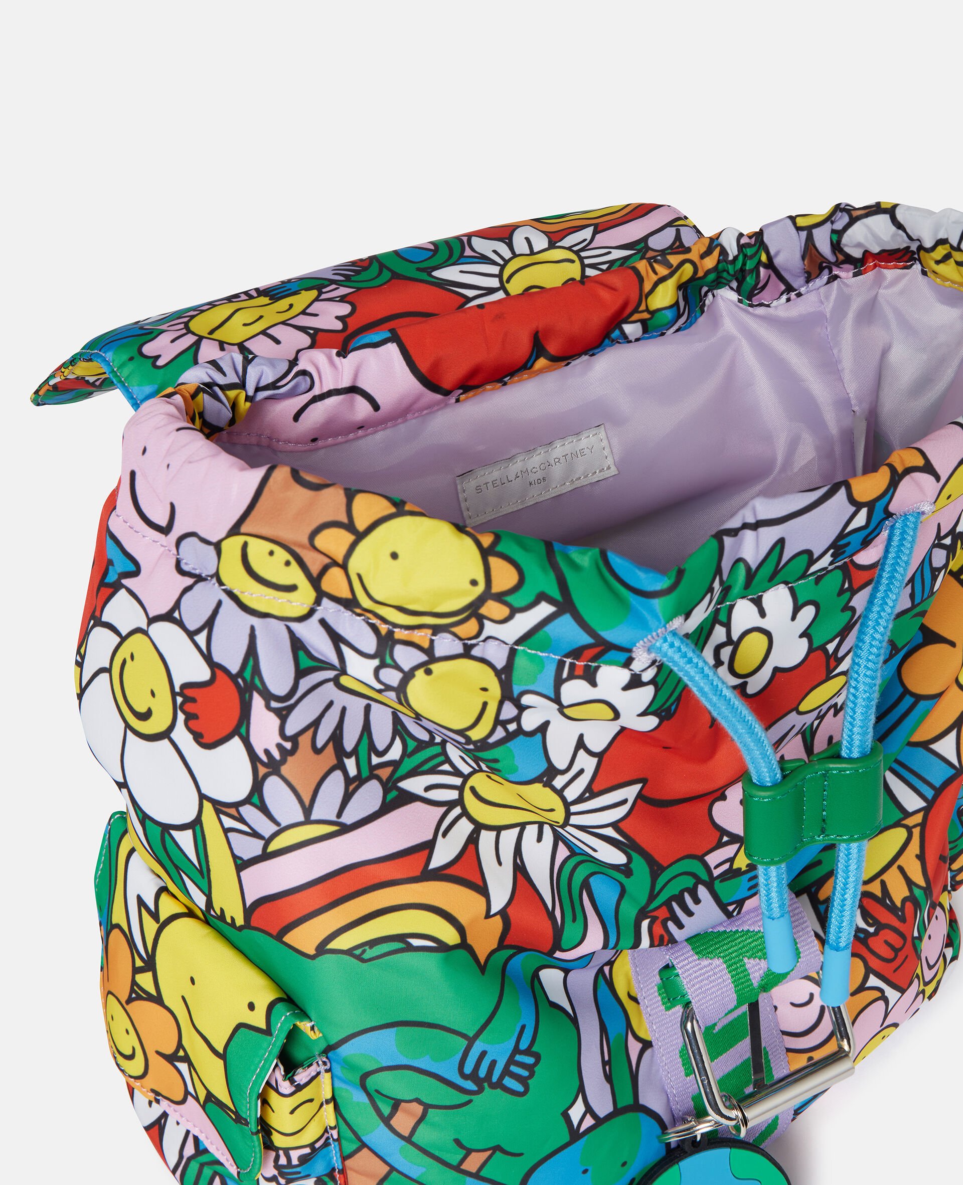 Earth Friends Print Buckle Backpack-Multicolour-large Earth Friends Print Buckle Backpack-Multicolour-large image number 3