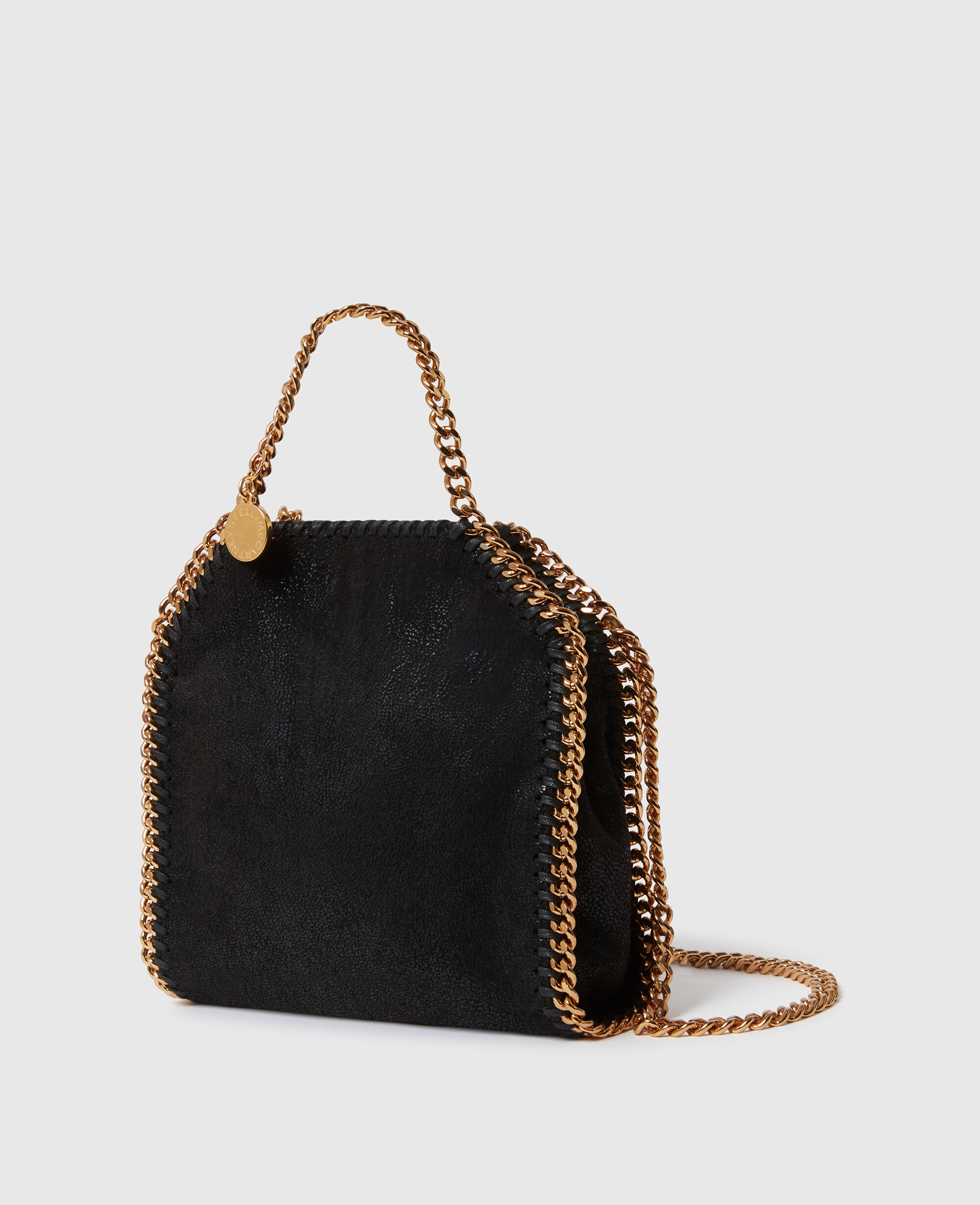 Women Black Falabella Tiny Tote Bag | Stella McCartney PL