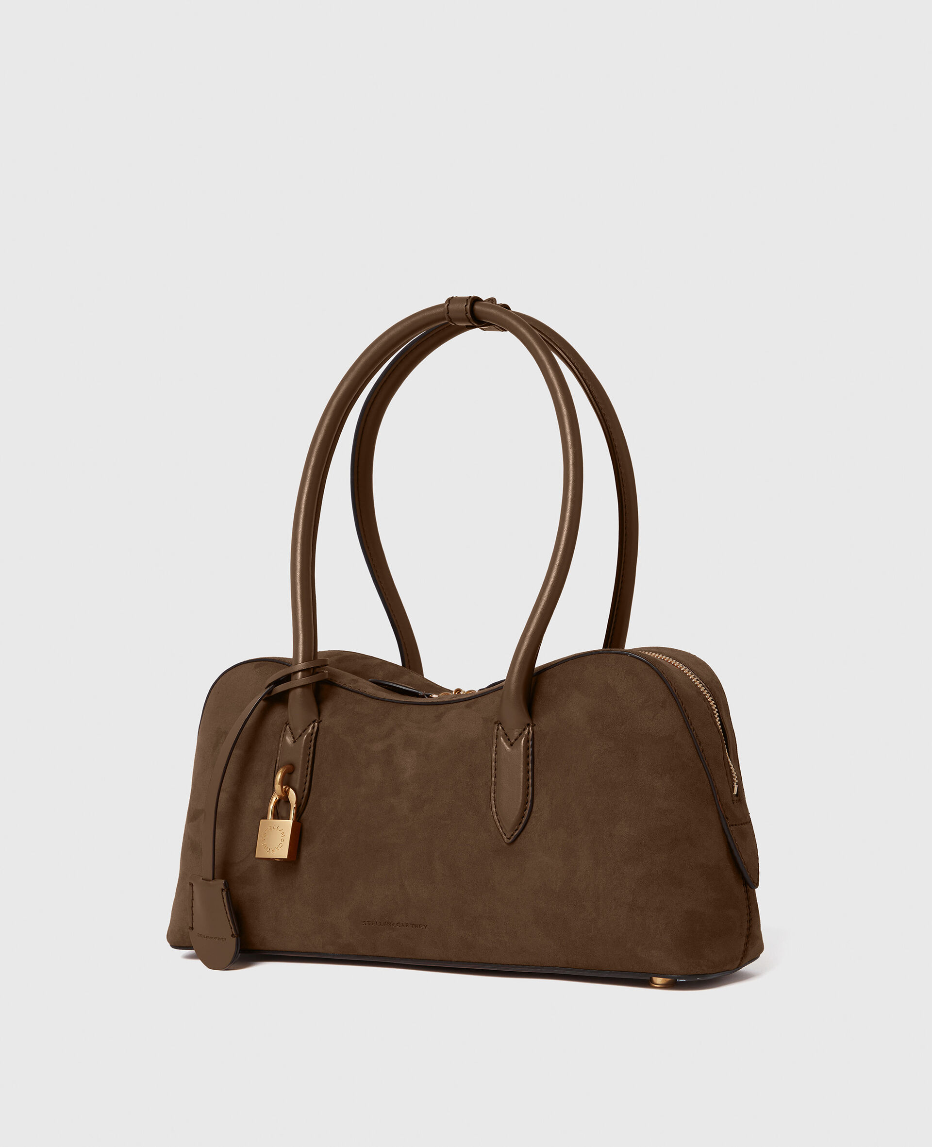 Ryder Suede Shoulder Bag-Brown-medium