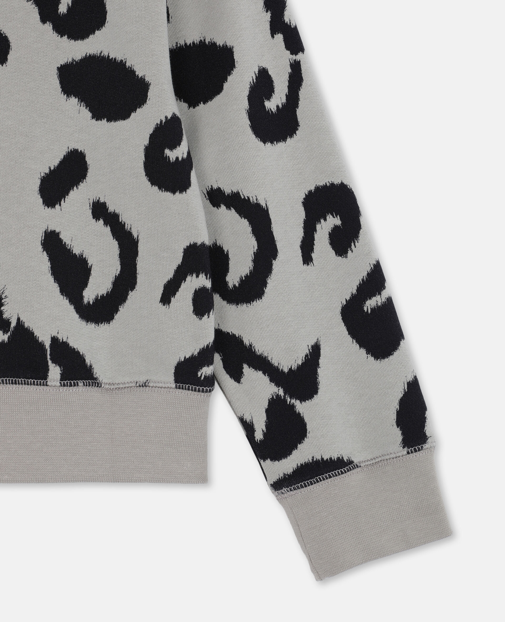 Baumwollfleece-Sweatshirt mit Leoparden-Print -Bunt-large image number 2