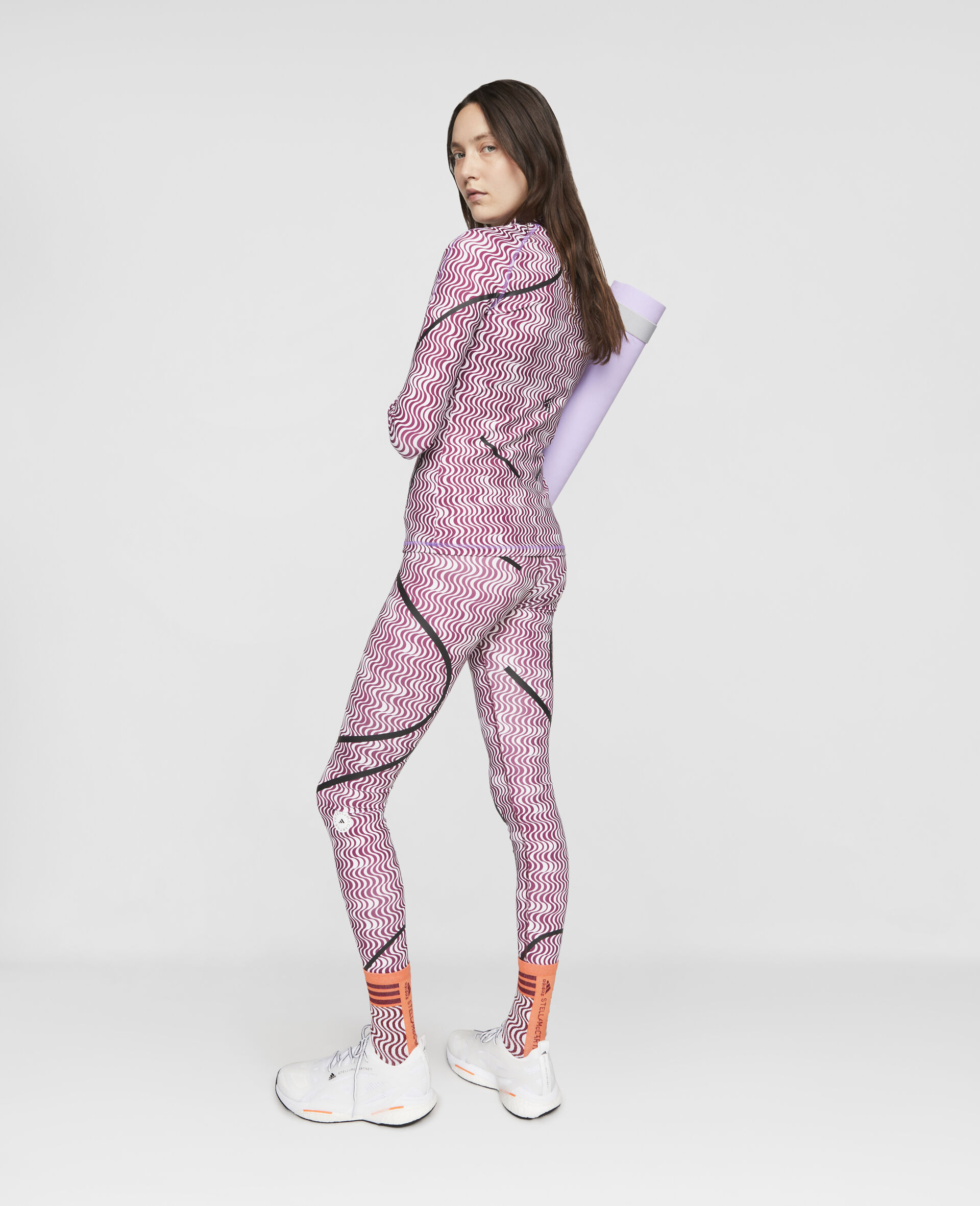 Women White Training Longsleeve Printed Shirt Stella McCartney US