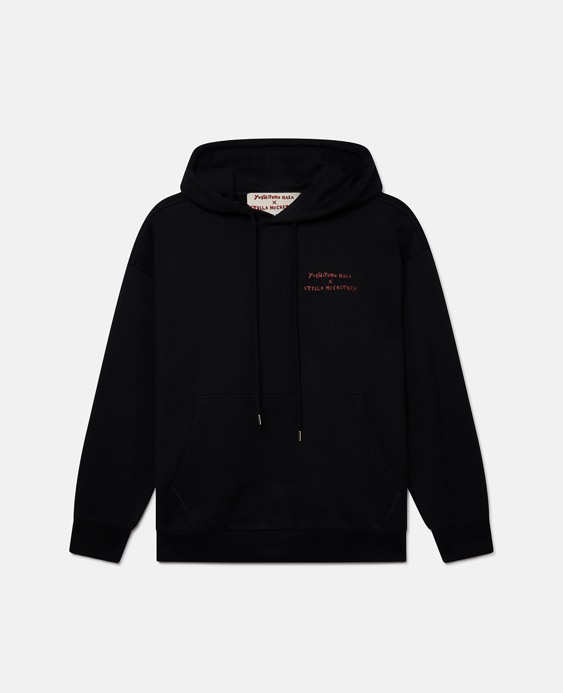 Twins II Print Hoodie-Black-large image number 0