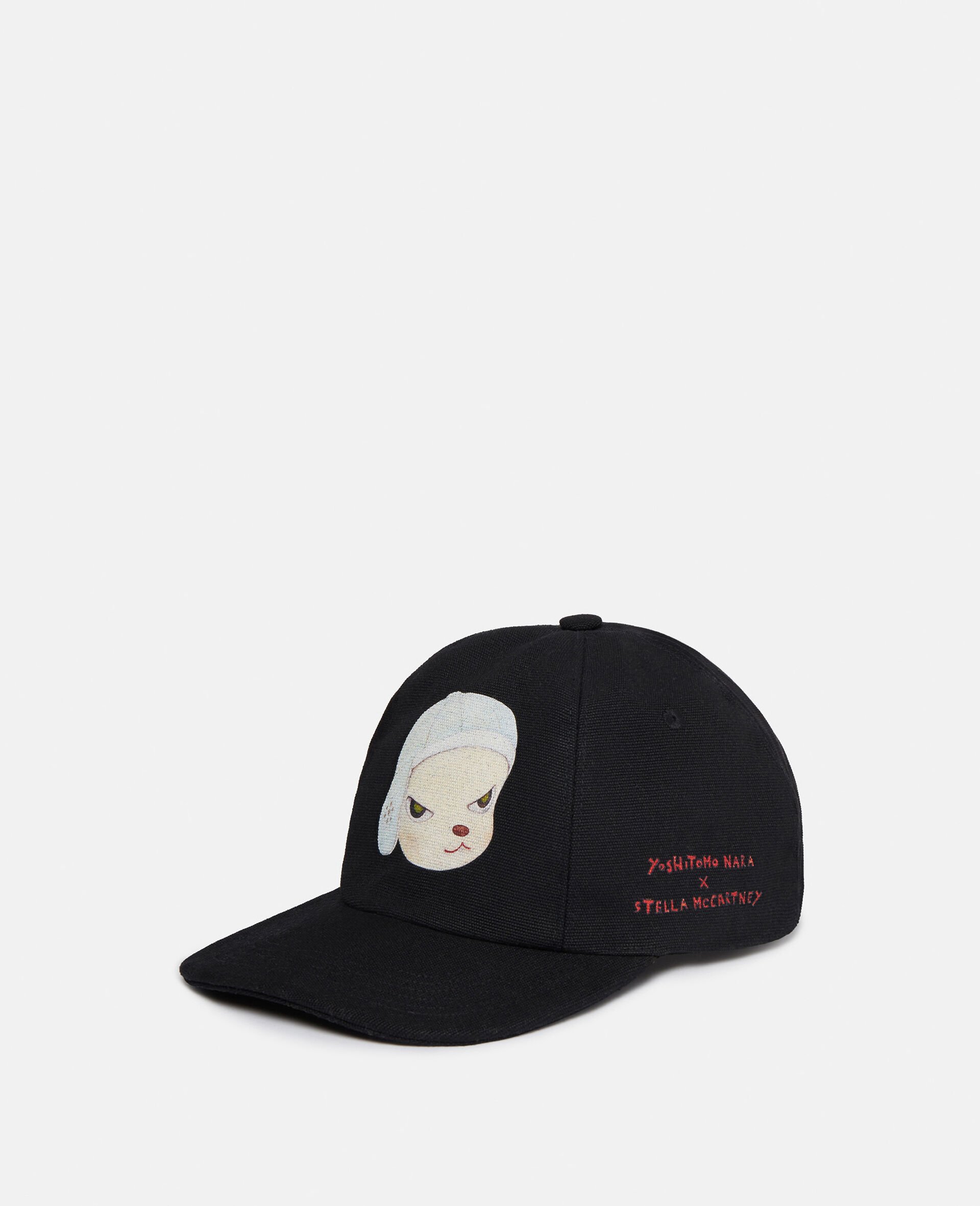 Casquette de baseball à imprimé mouton-Noir-large image number 0