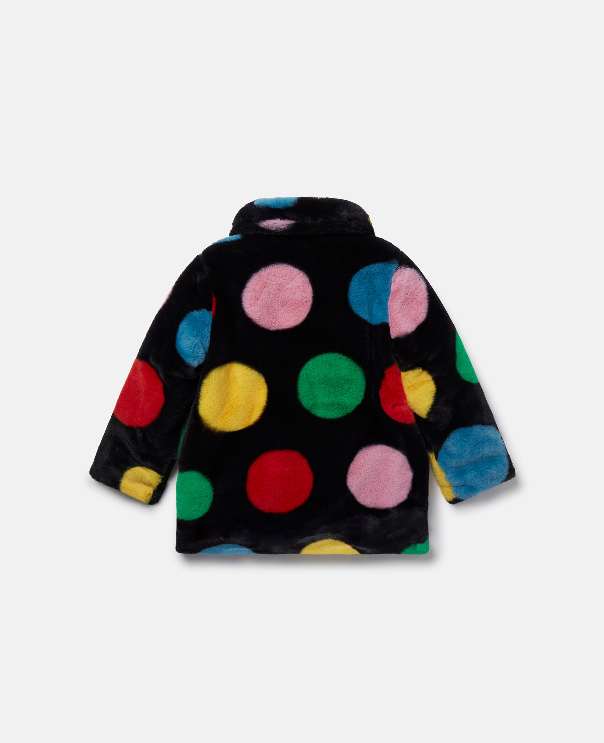 Polka Dot Fluffy Coat-Multicolour-large Polka Dot Fluffy Coat-Multicolour-large image number 2