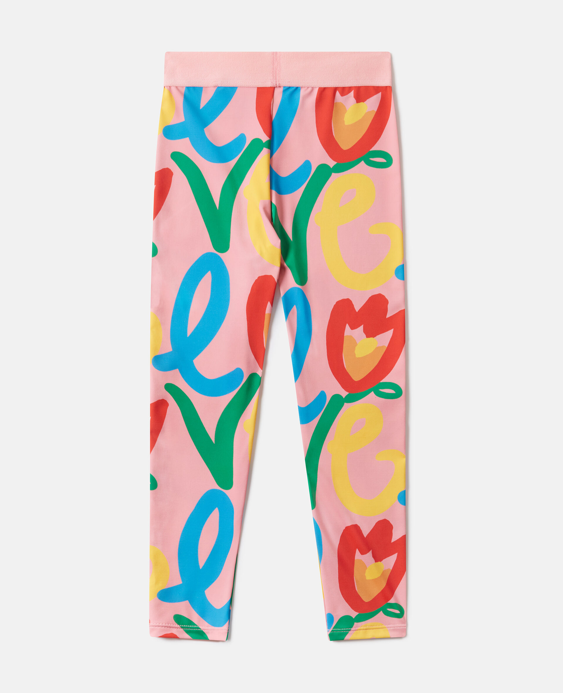 Love Motif Leggings-Pink-large image number 2