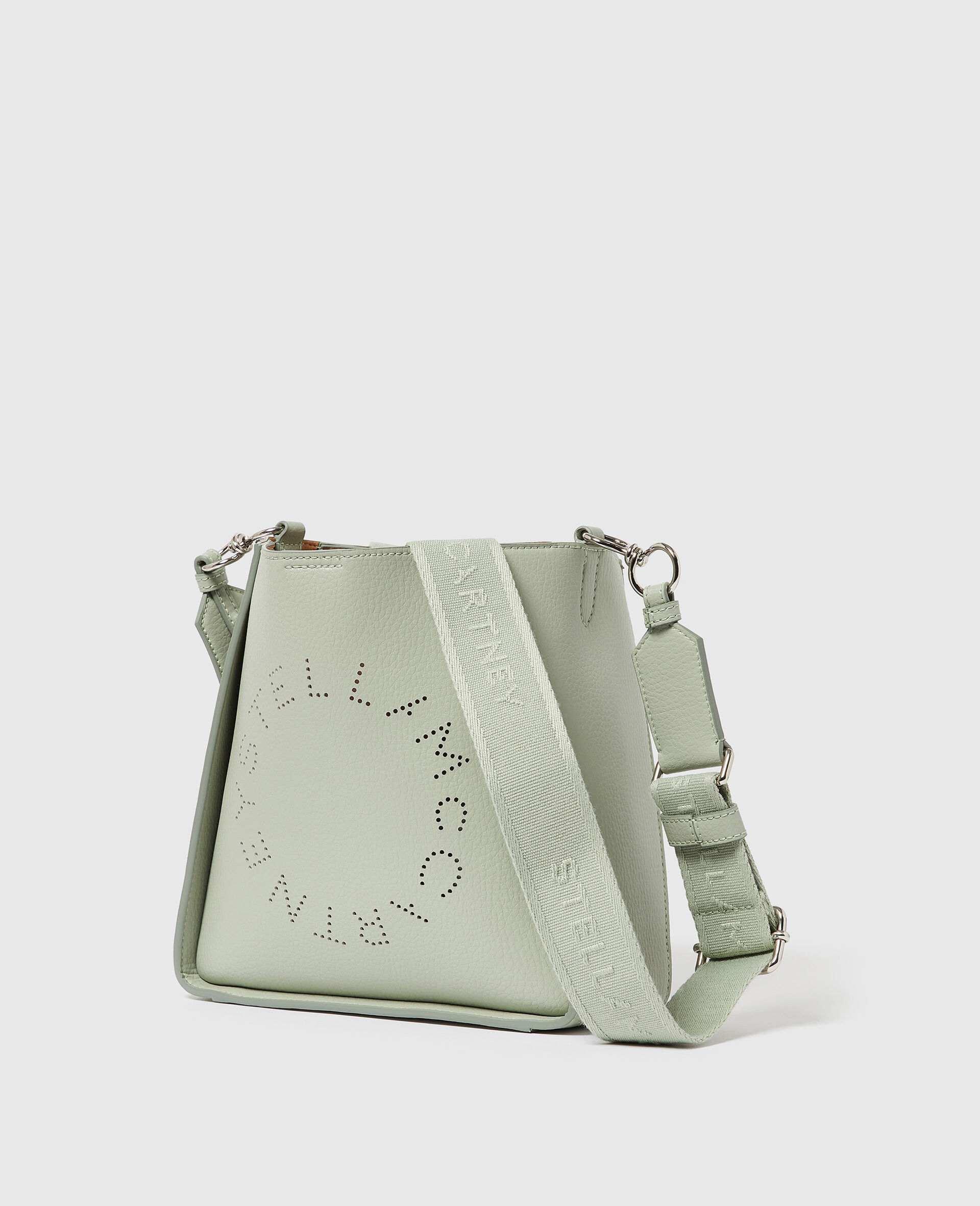 Logo Square Crossbody Bag-Green-medium