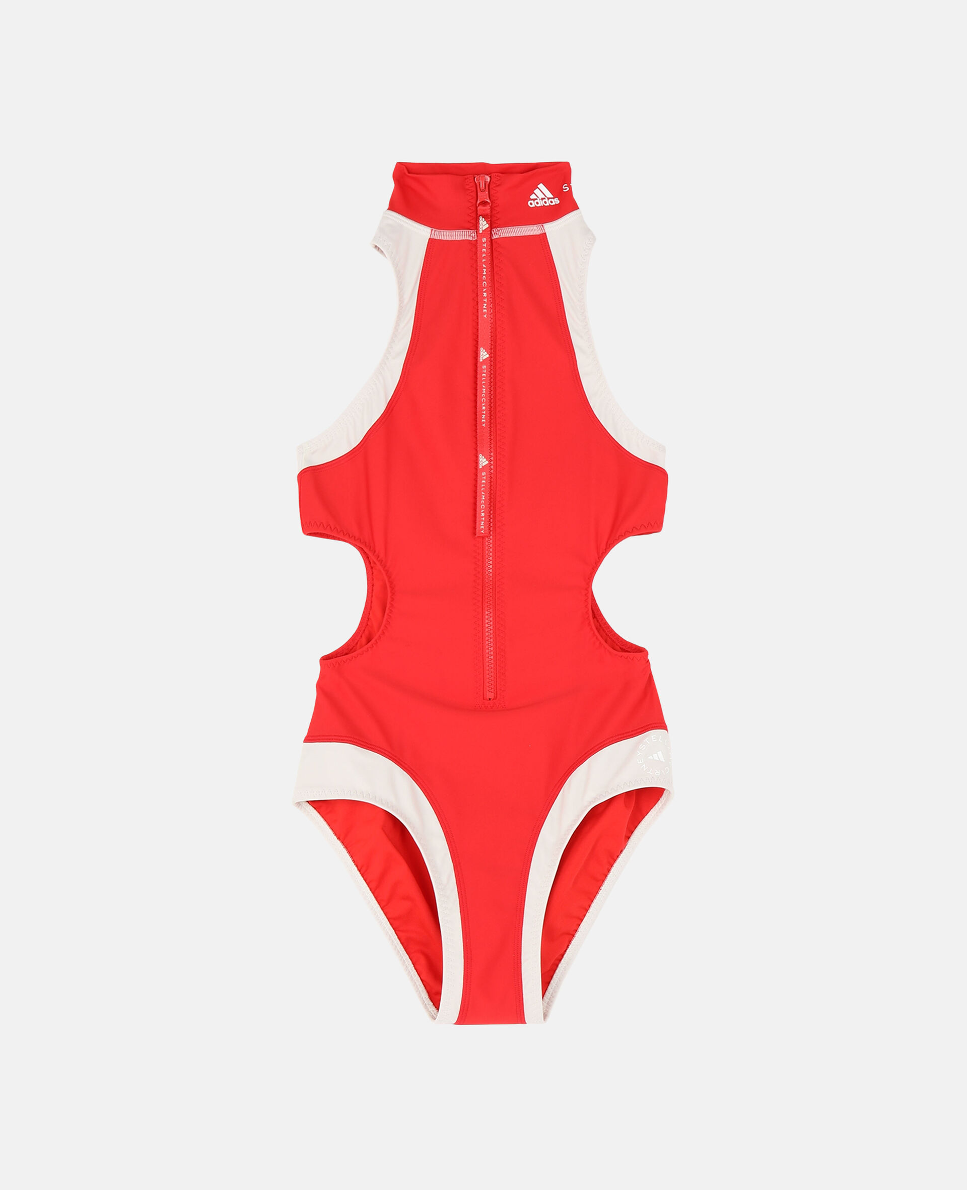 Red TruePurpose High-Neck Swimming Costume -Red-large image number 0