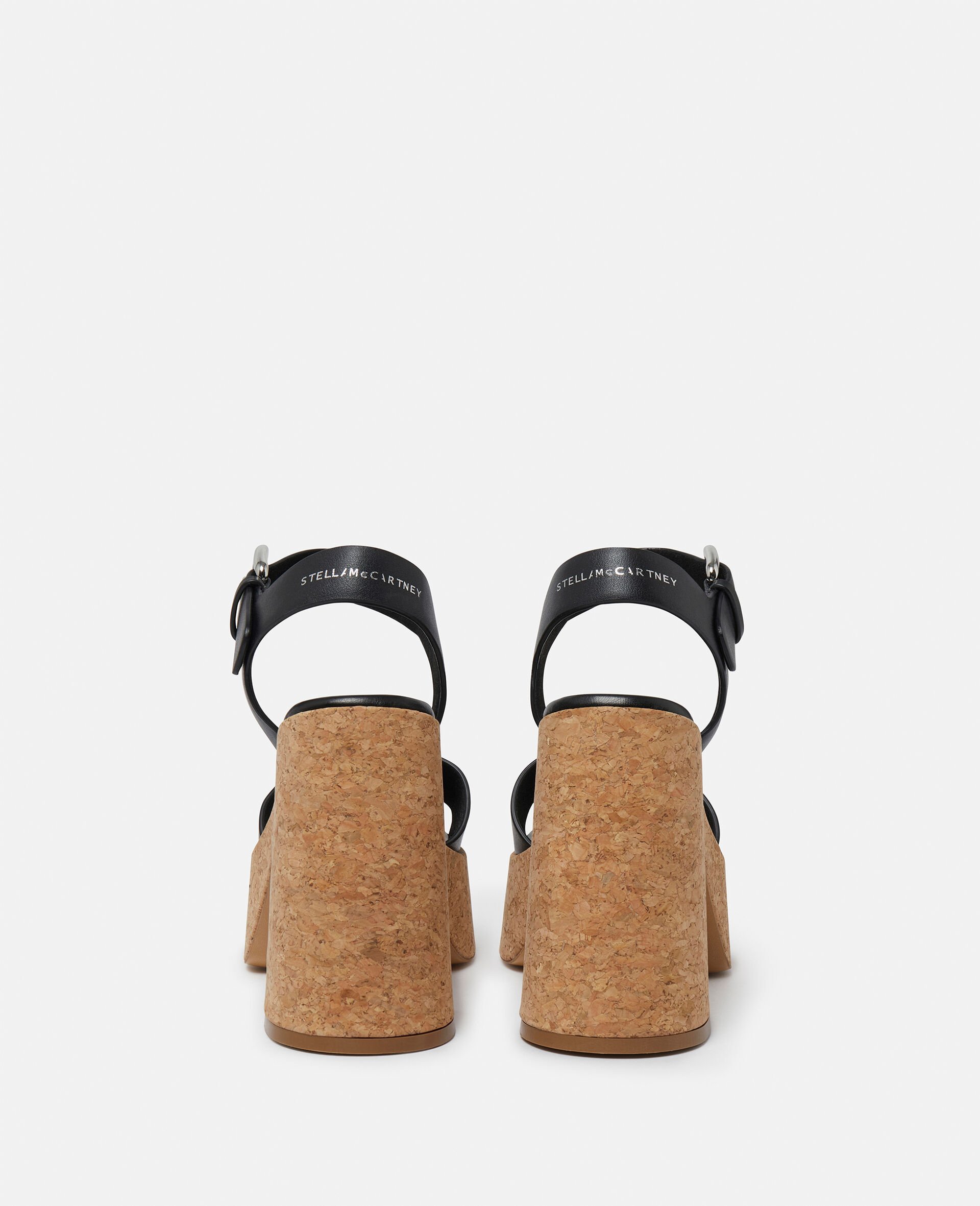 Skyla Plateausandalen mit Schnalle-Schwarz-large image number 2