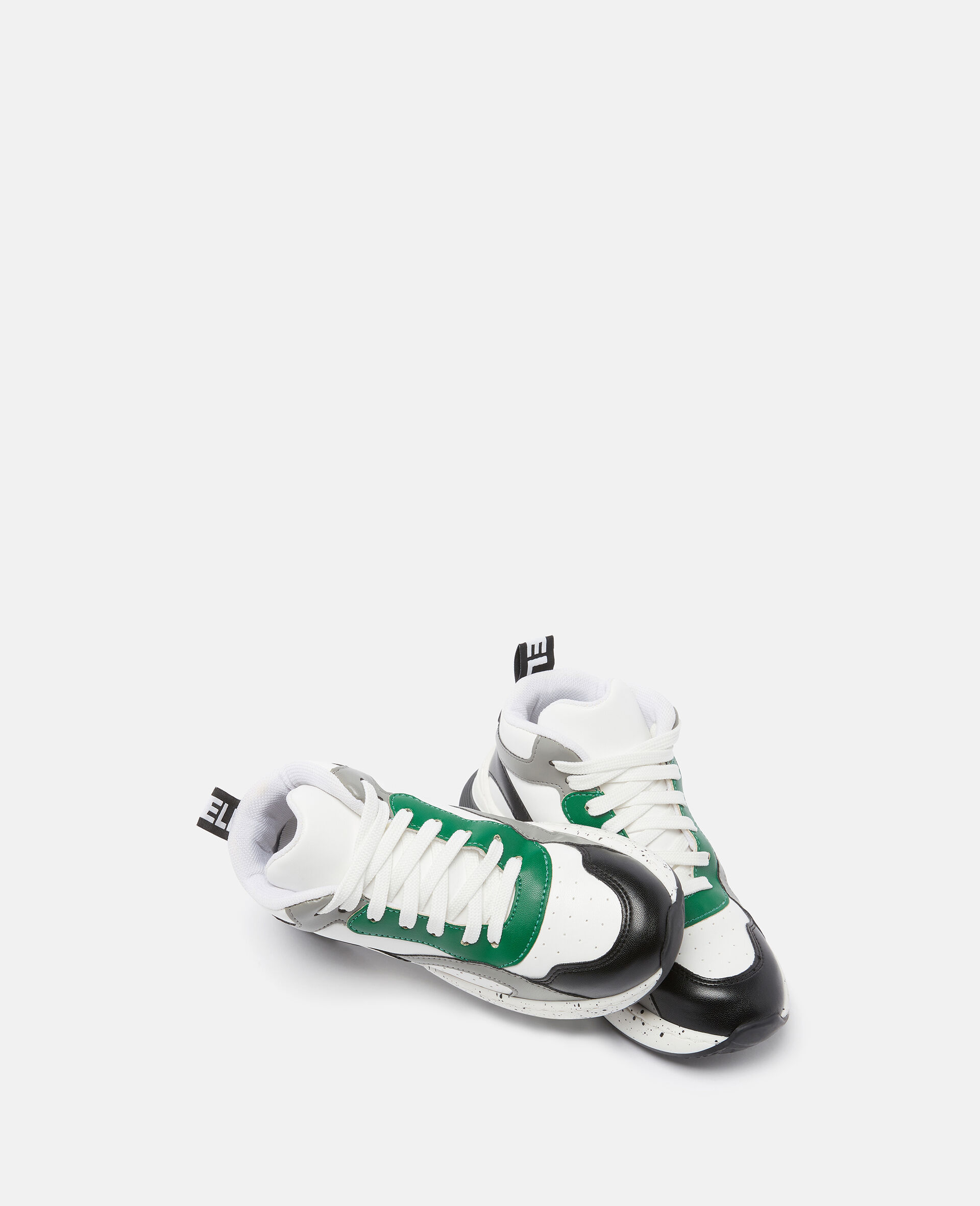 Colourblock Lace-Up Trainers-Multicolour-large image number 3