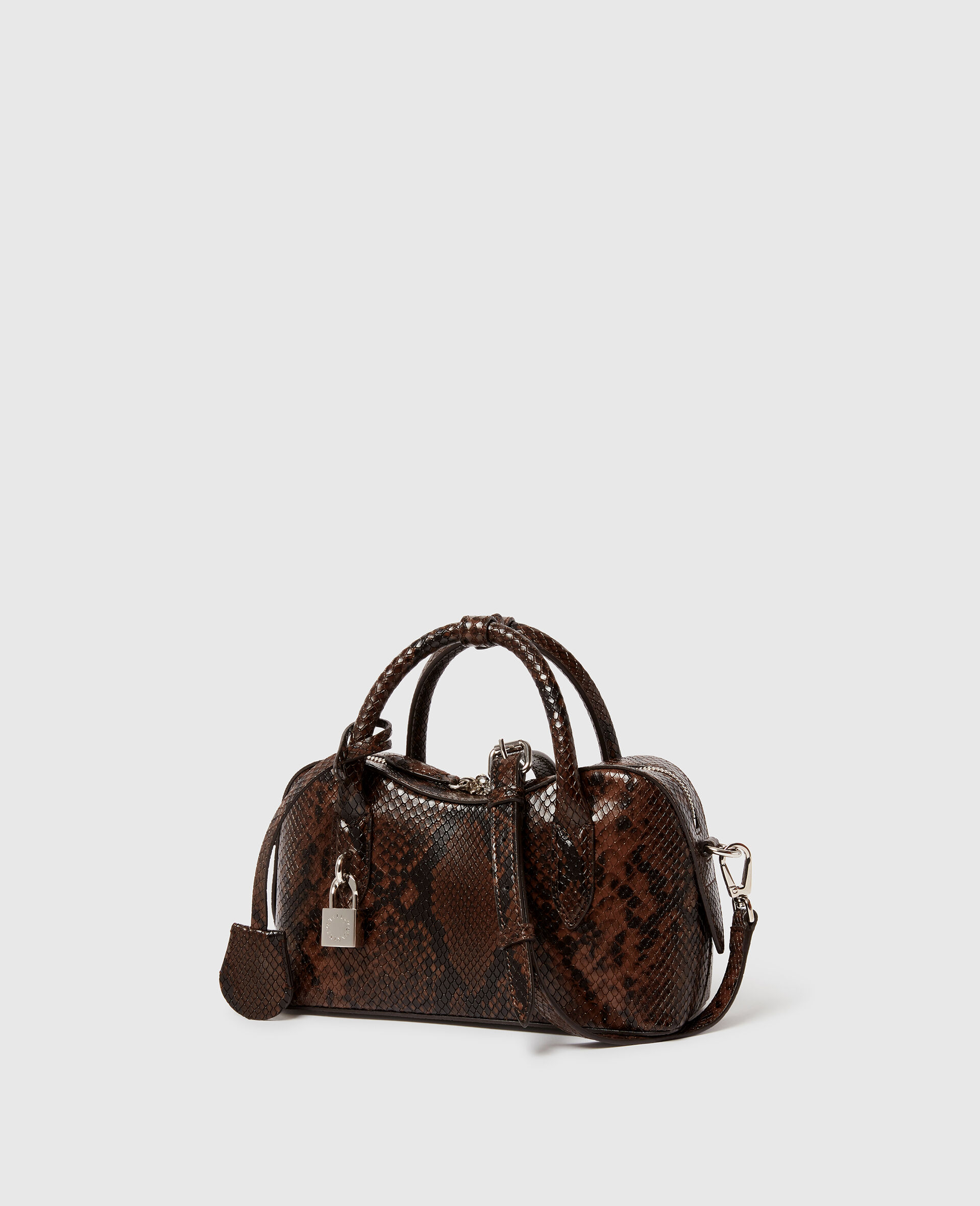 Ryder Snake Crossbody Bag-Brown-large image number 2