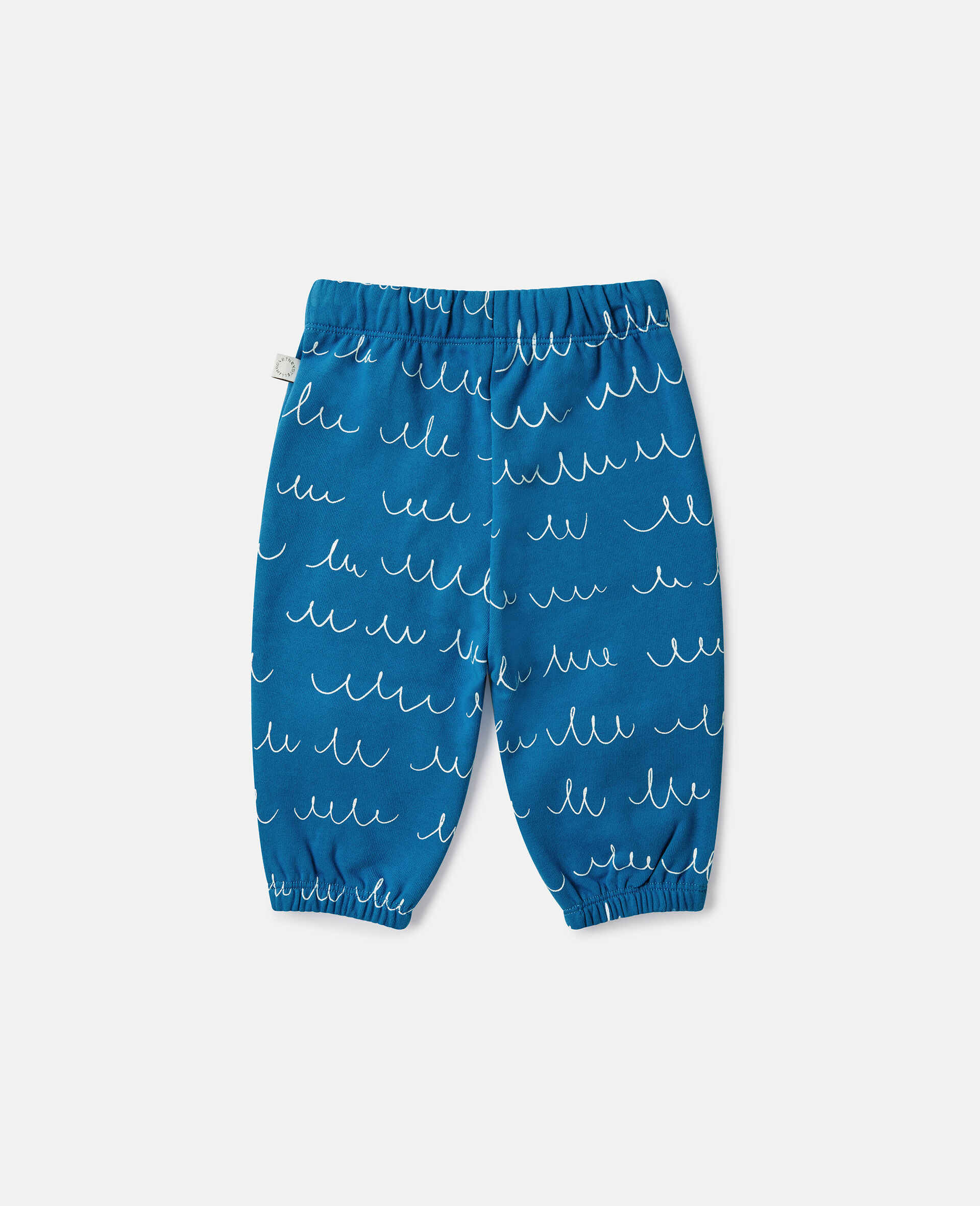 Pantaloni Sportivi con Coulisse e Grafica Mostro-Blu-large image number 2