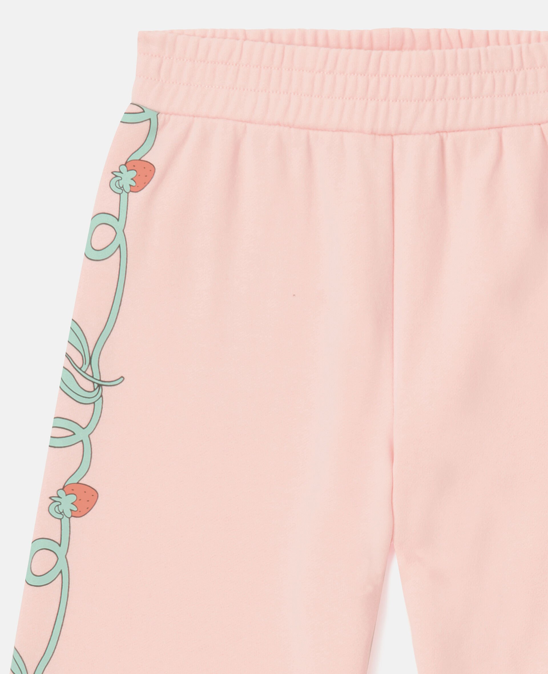 Floral Graphic Tracksuit Set-Pink-medium