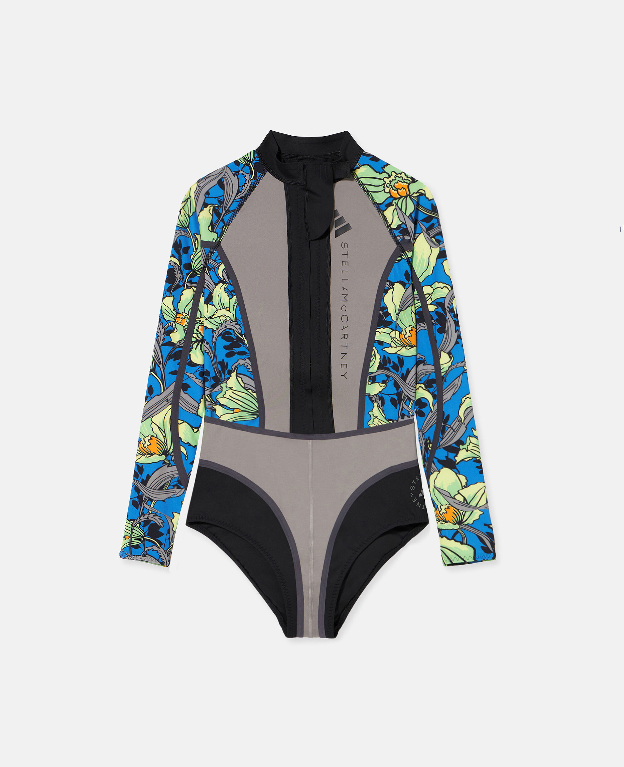 Adidas by stella hot sale mccartney zipped plunge swimsuit
