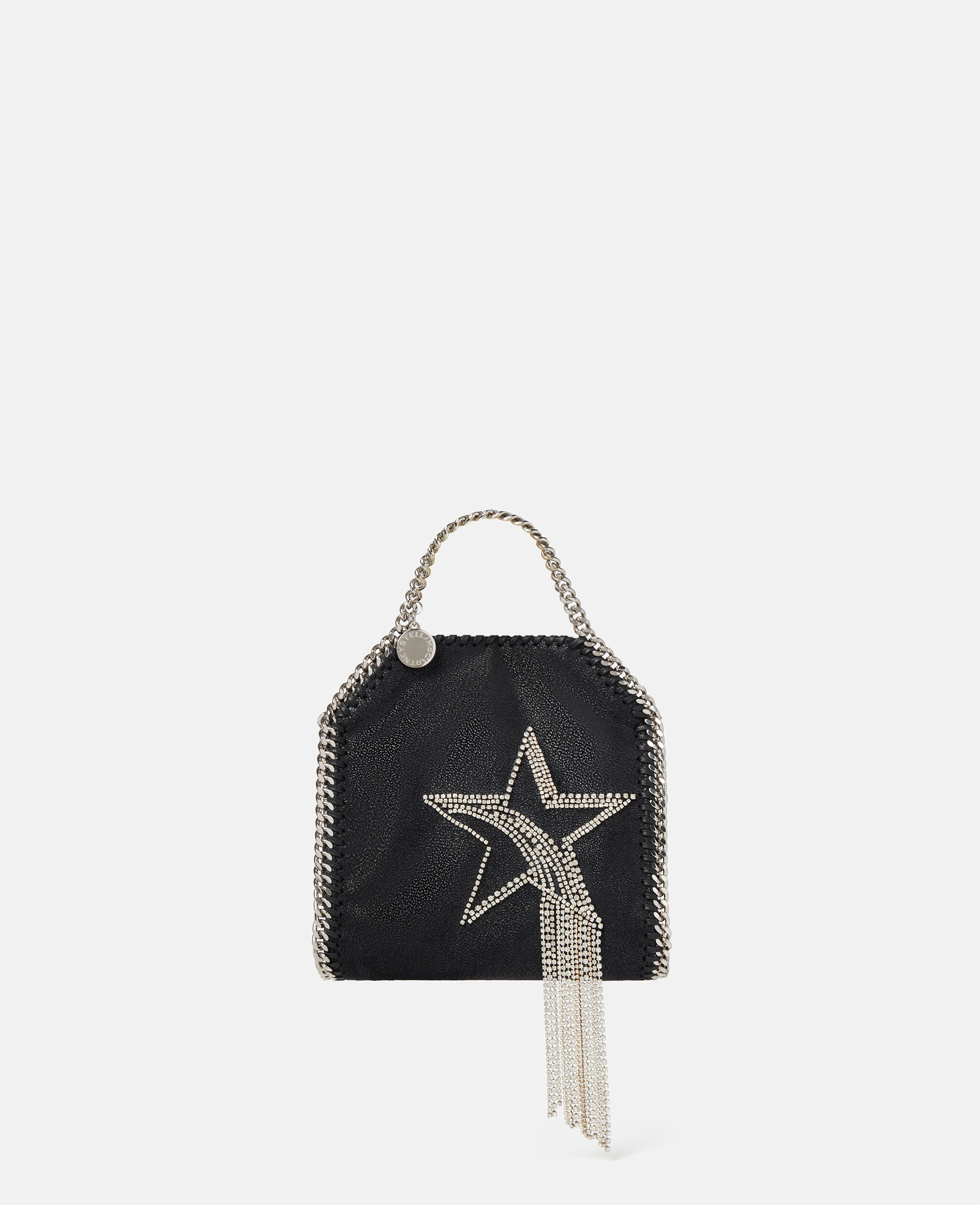Mini Tote Bag mit Falabella Crystal Star Stickerei in Schwarz fur Women Stella McCartney CH
