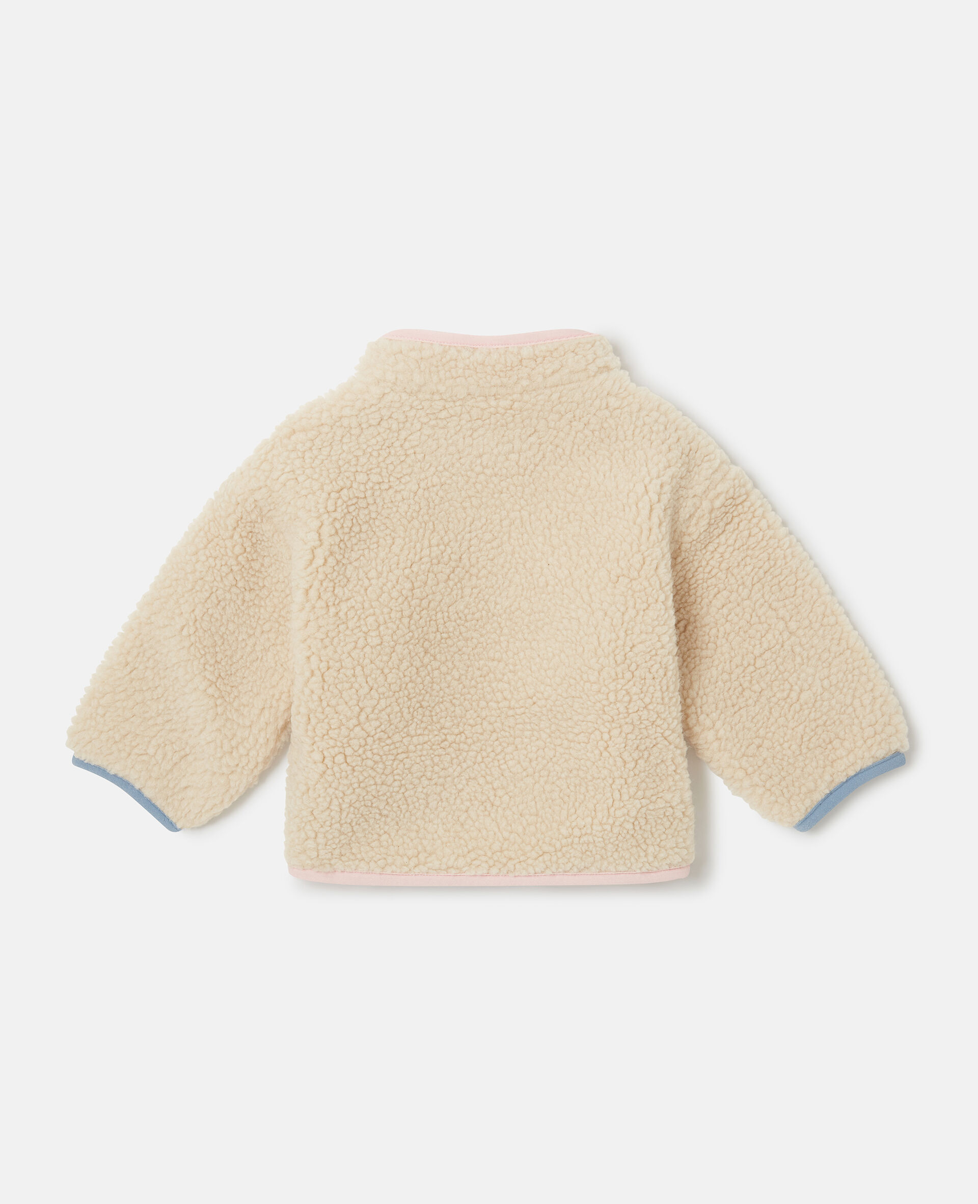 Polaire avec broderie colombes-Beige-large image number 2