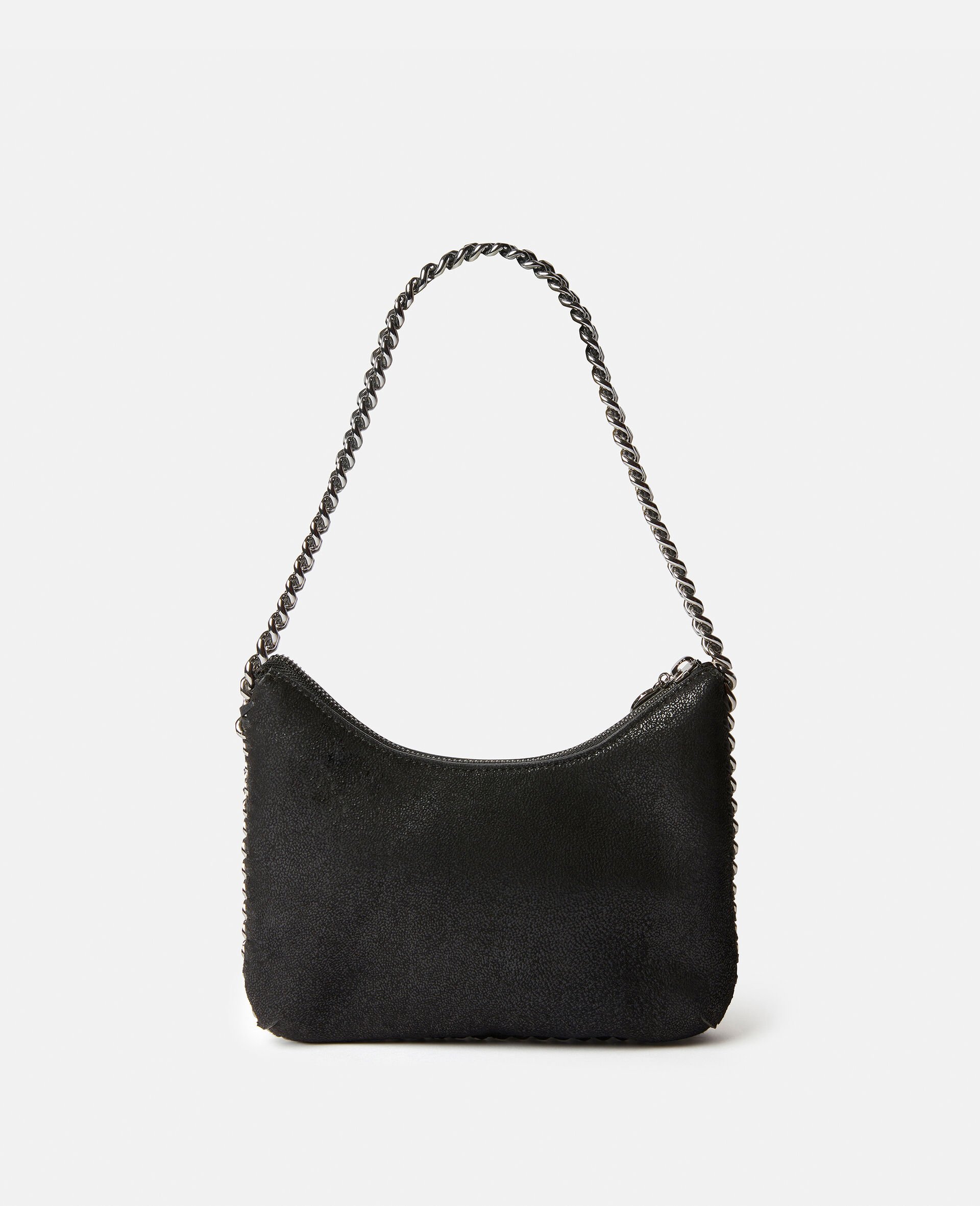 Falabella Zip Mini Shoulder Bag -Black-large image number 2