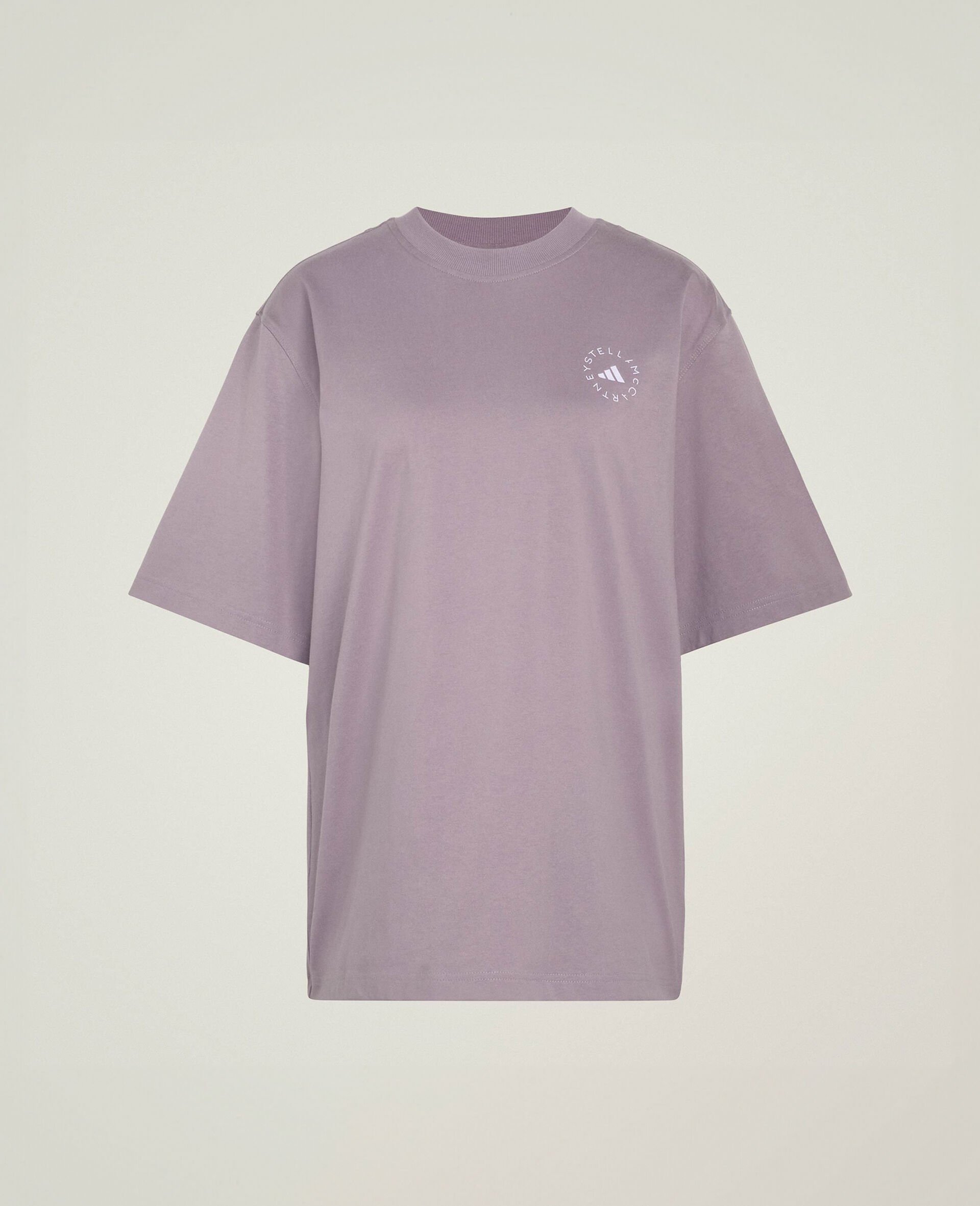 Logo Oversized T-Shirt-Purple-medium