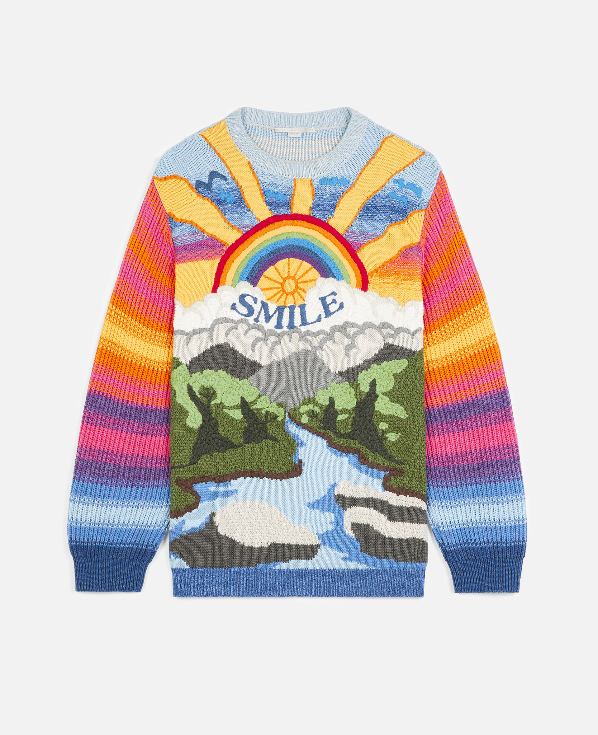 Kind Intarsia Jumper -Black-large image number 0