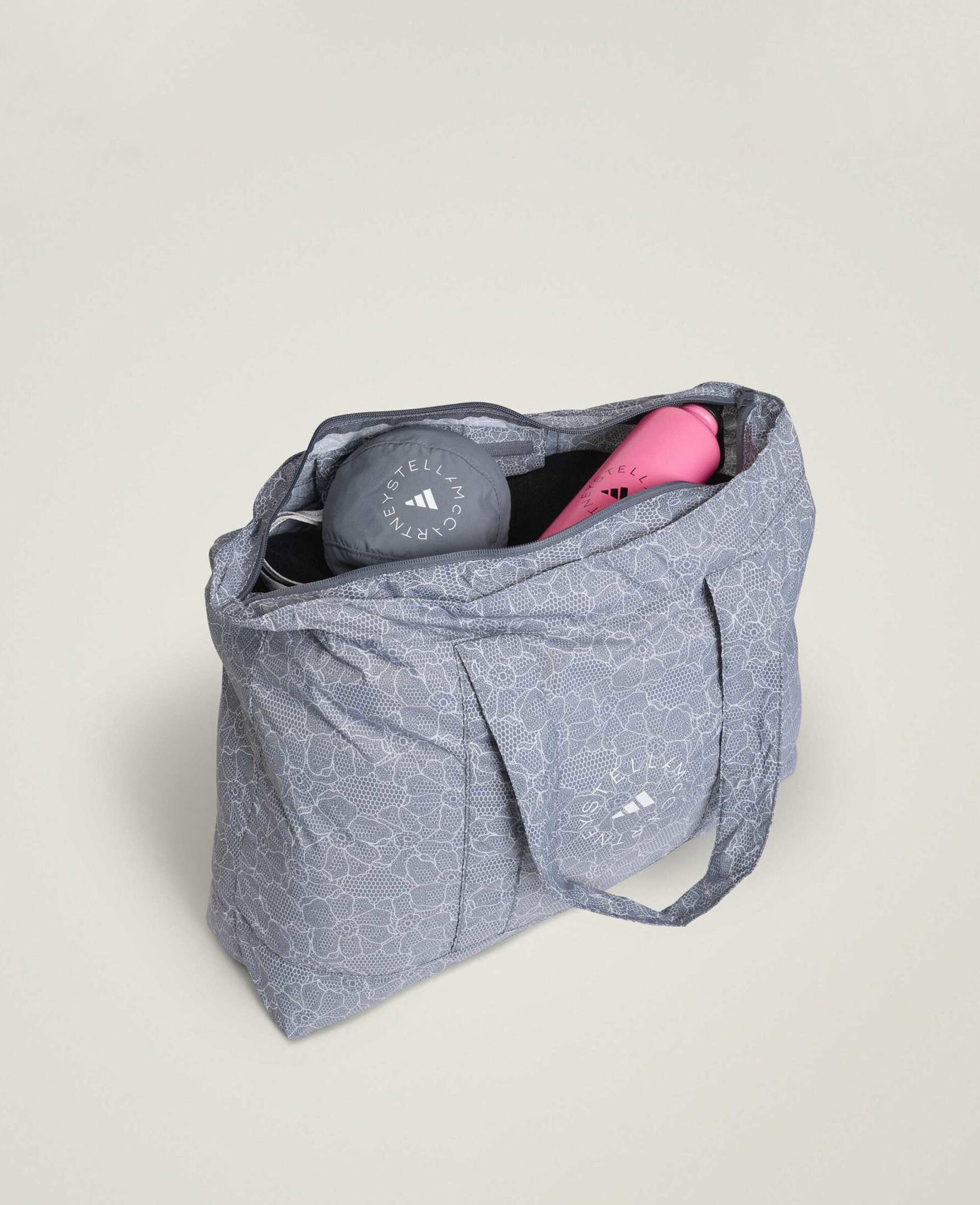 Logo Packable Tote-Black-large image number 4