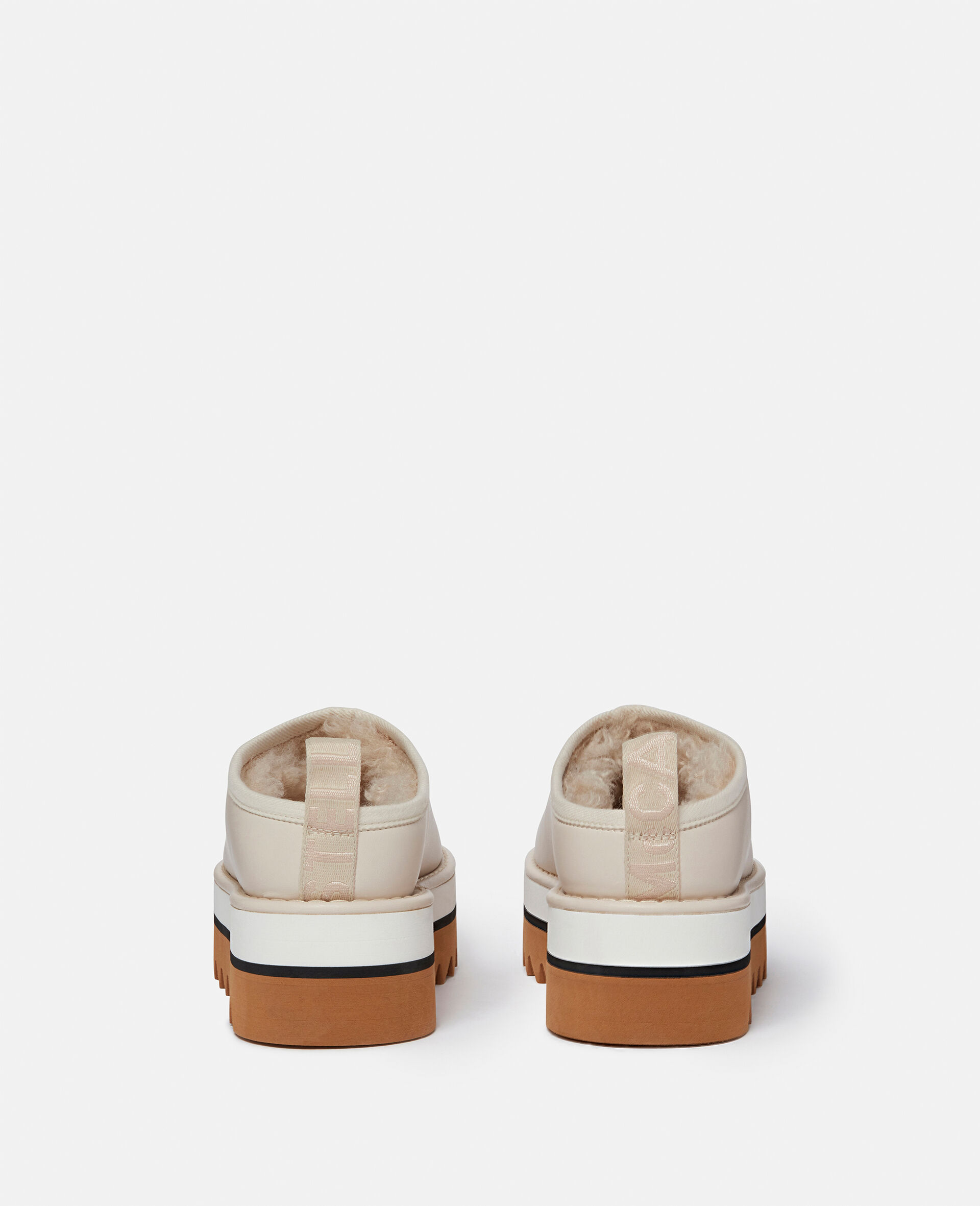 Sneak-Elyse Platform Slippers -Black-large image number 3