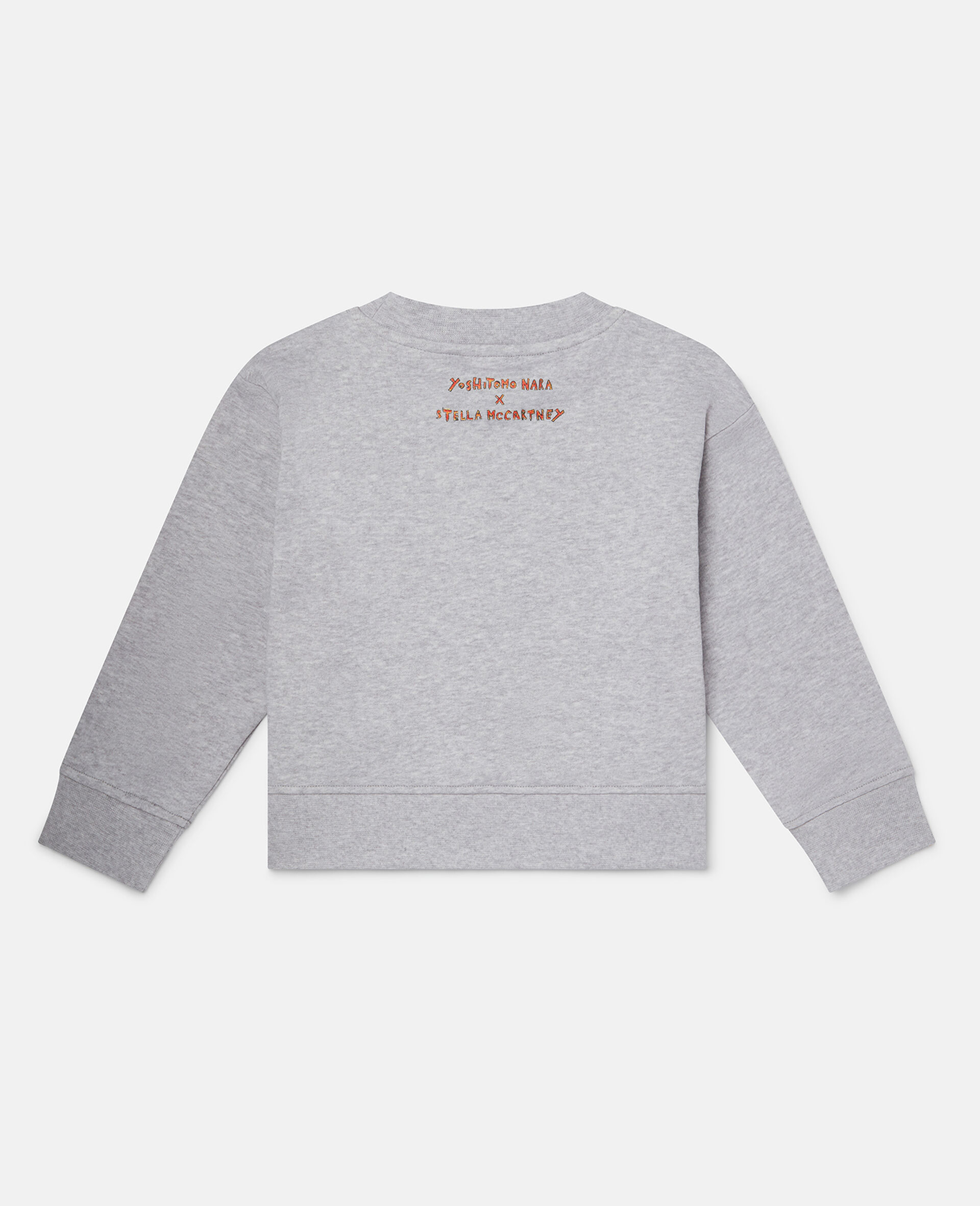 'Untitled' Motif Sweatshirt-Grey-large image number 1