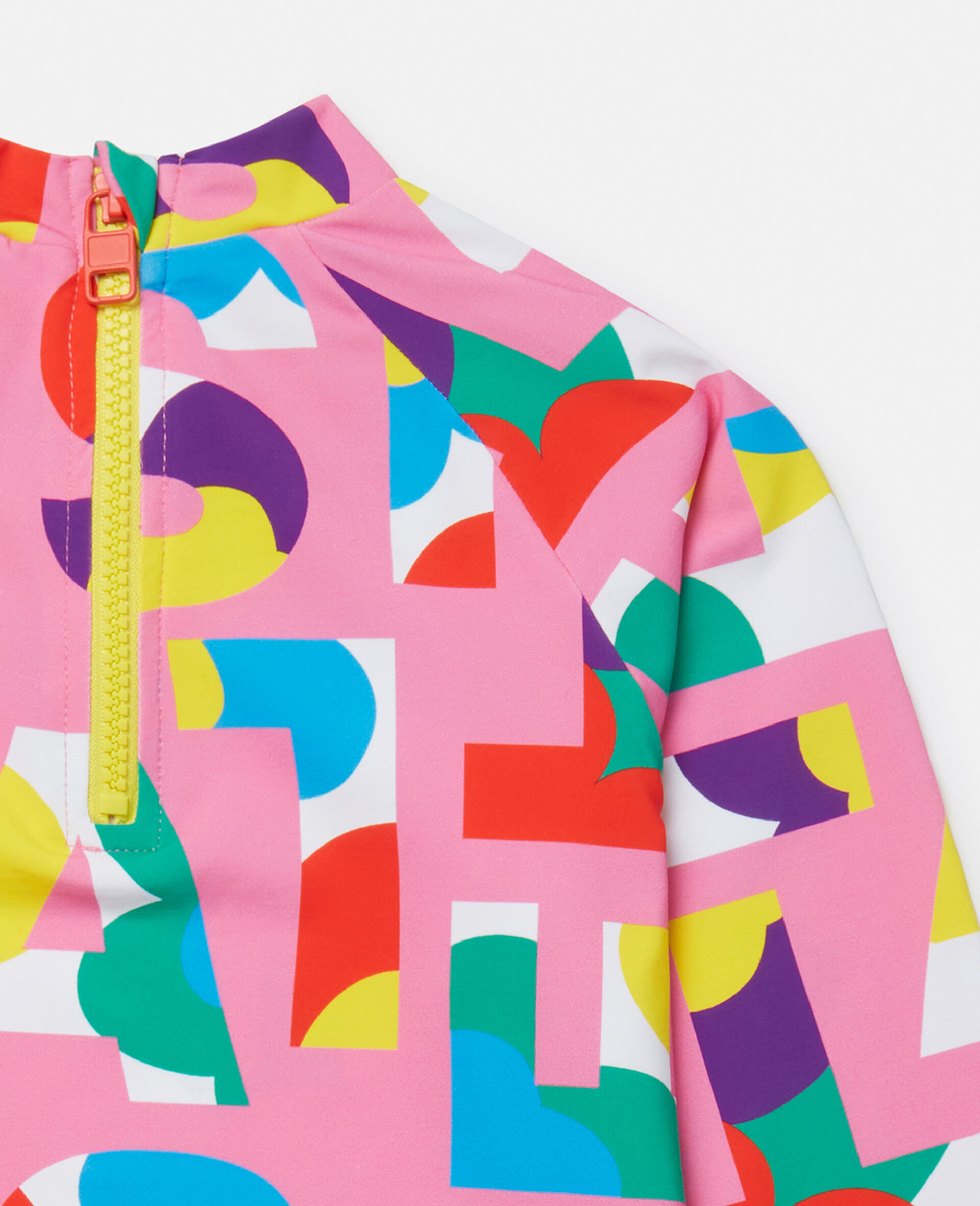 Stella Logo Pop Swim Top-Pink-large image number 3