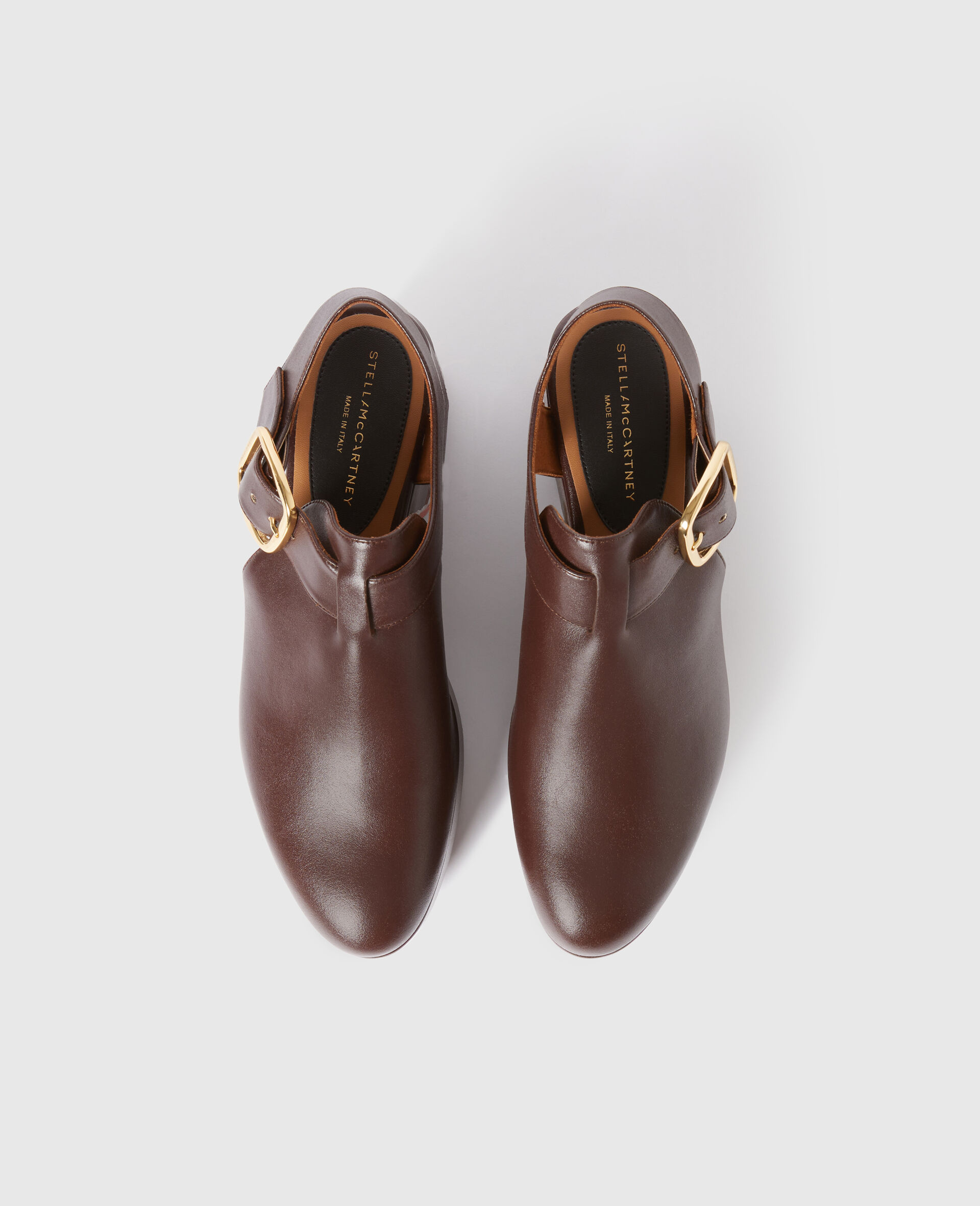 Sandales vernies a plateforme et bout ferme style Salome Elyse-Noir-large image number 3