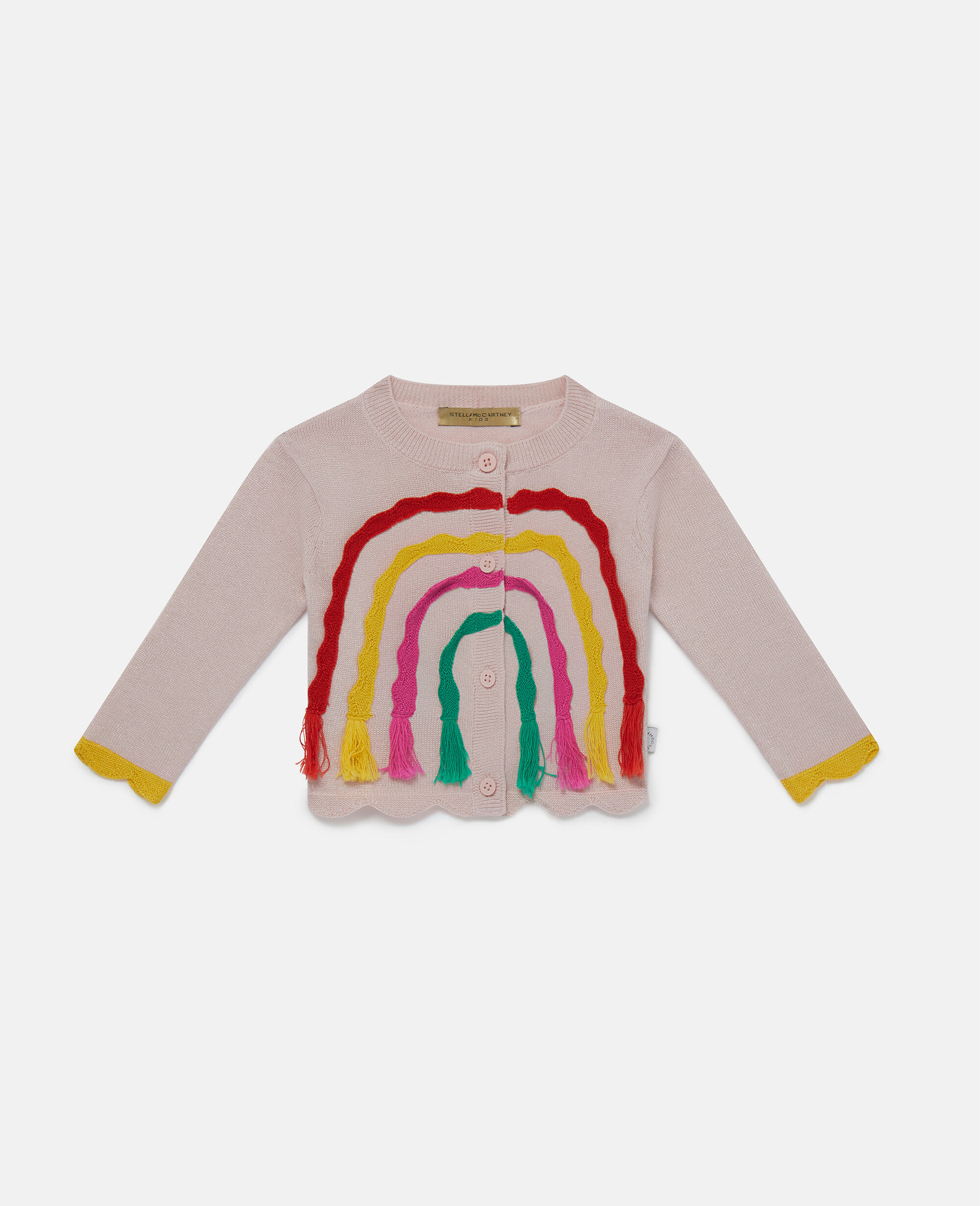 Women Pink Rainbow Ribbon Cardigan Stella McCartney CA