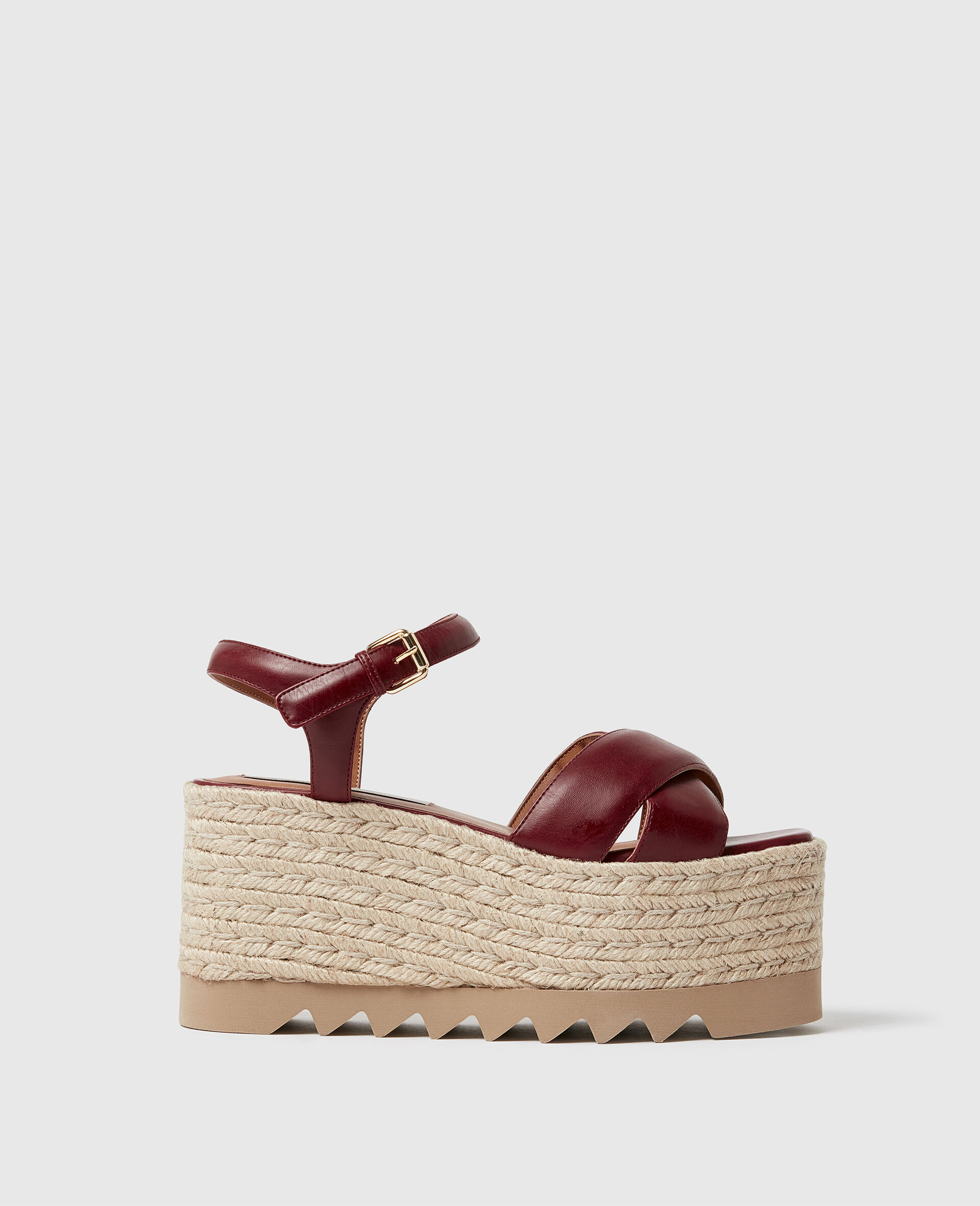 Sandales croisees Elyse-Marron-medium
