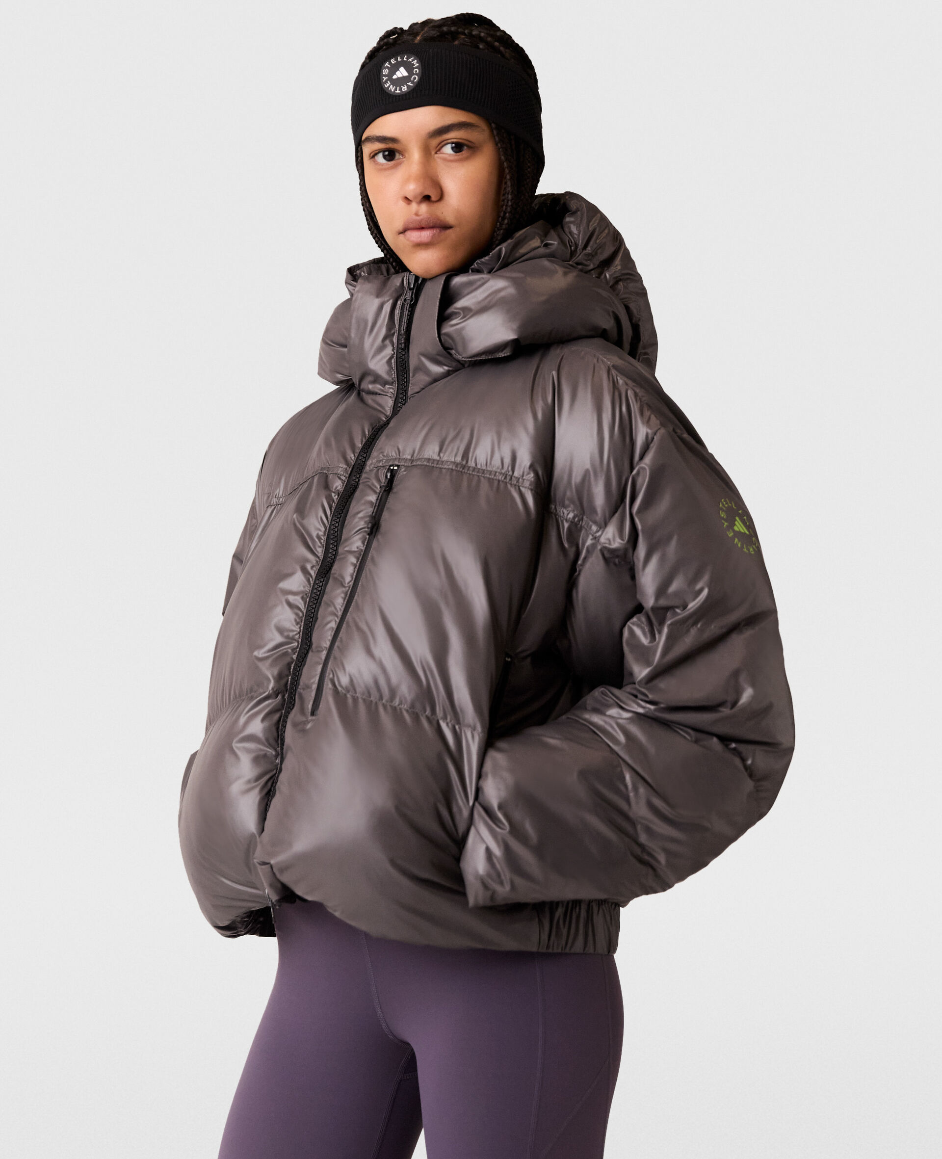 Cappotto Corto Imbottito TrueNature-Grigio-model