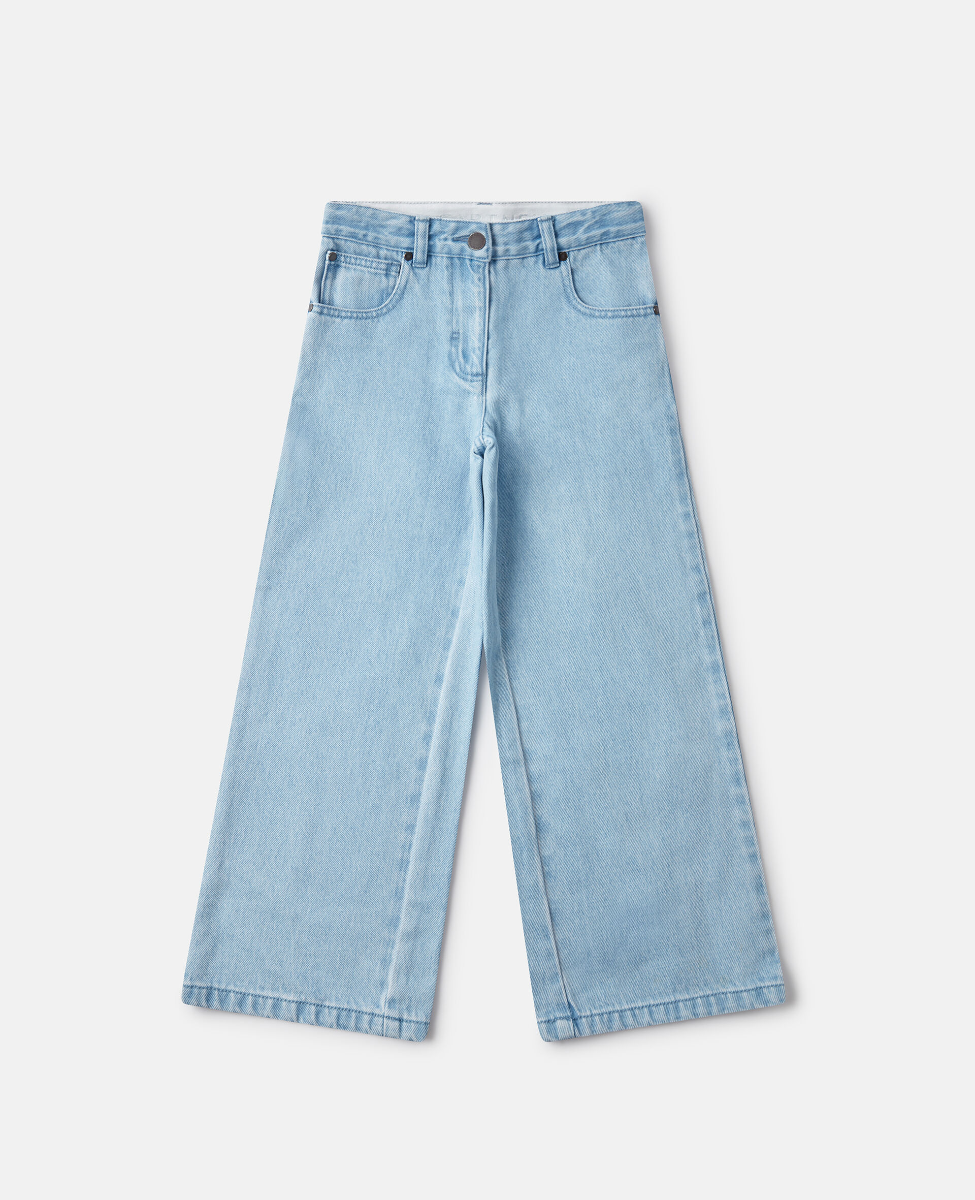 Mid-Rise Wide-Leg Denim Jeans-Blue-medium