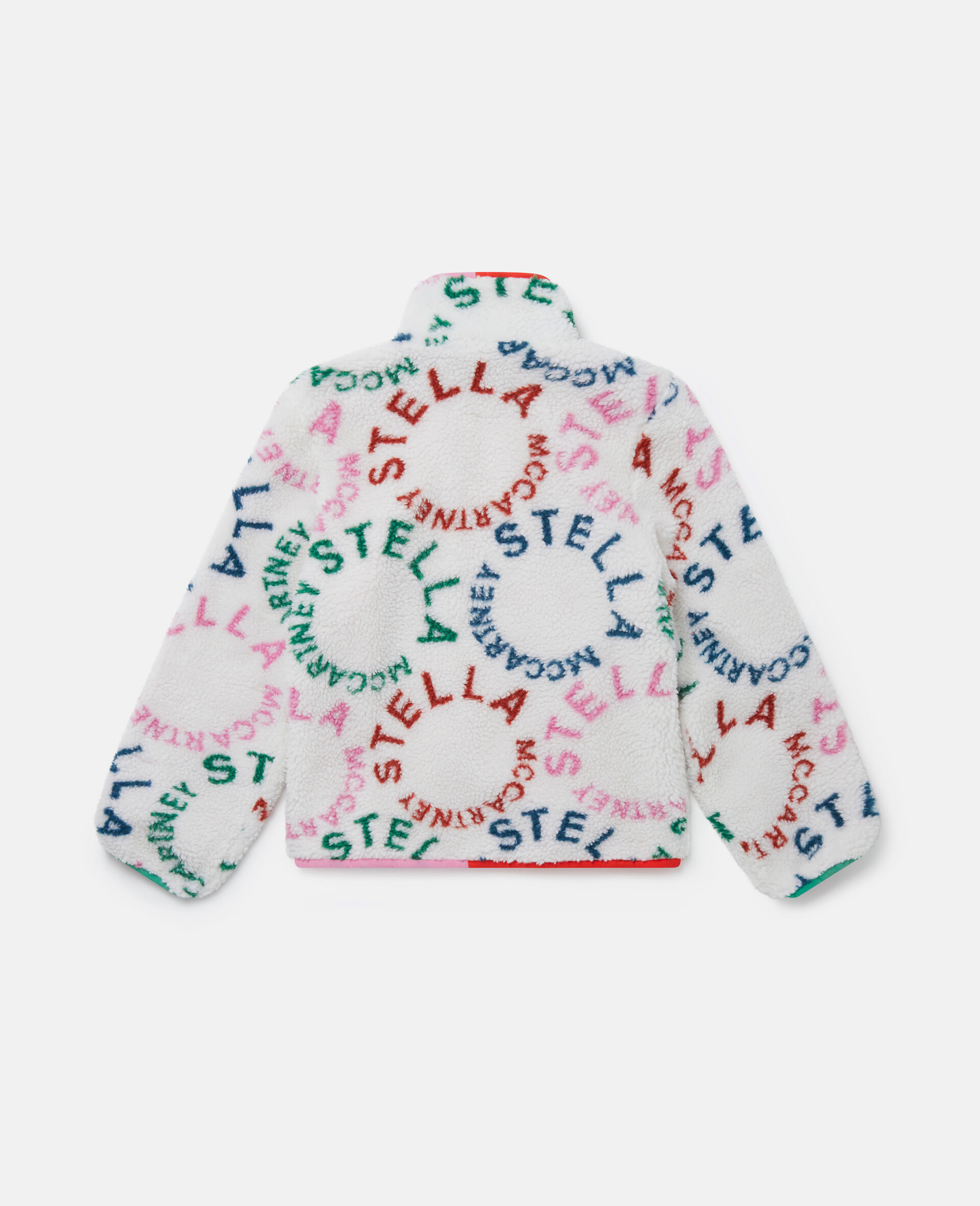 Circular Logo Fleece Jacket-Multicolour-large image number 2