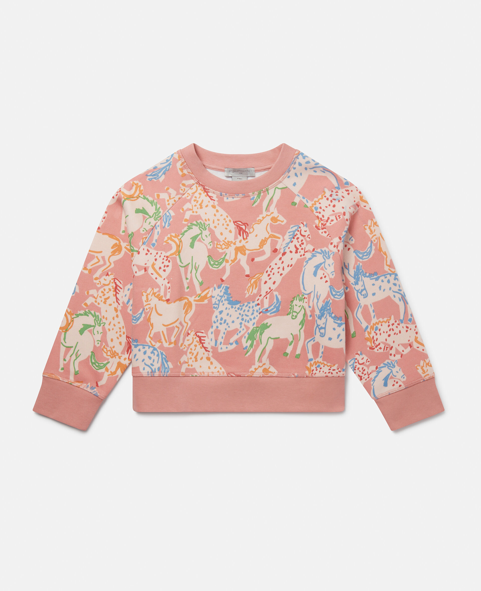 马儿印花卫衣-Multicolored-large image number 0
