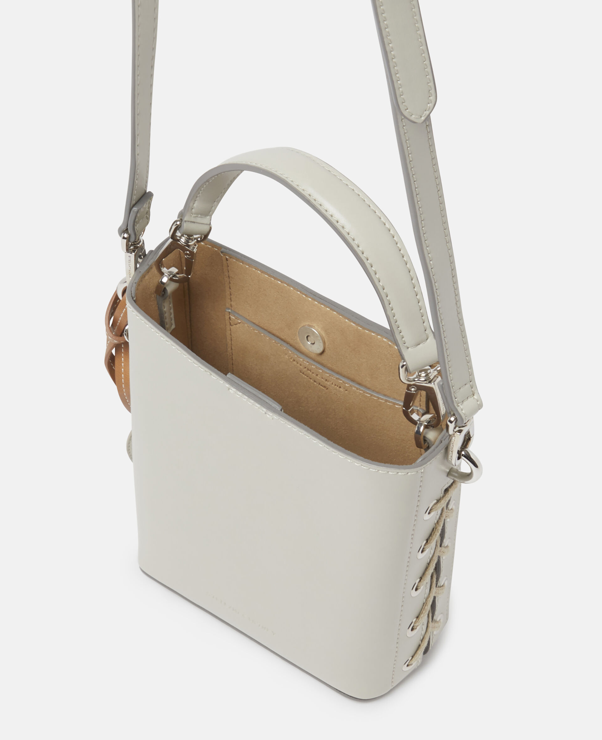 Whipstitched Bucket Bag   -Black-large image number 2