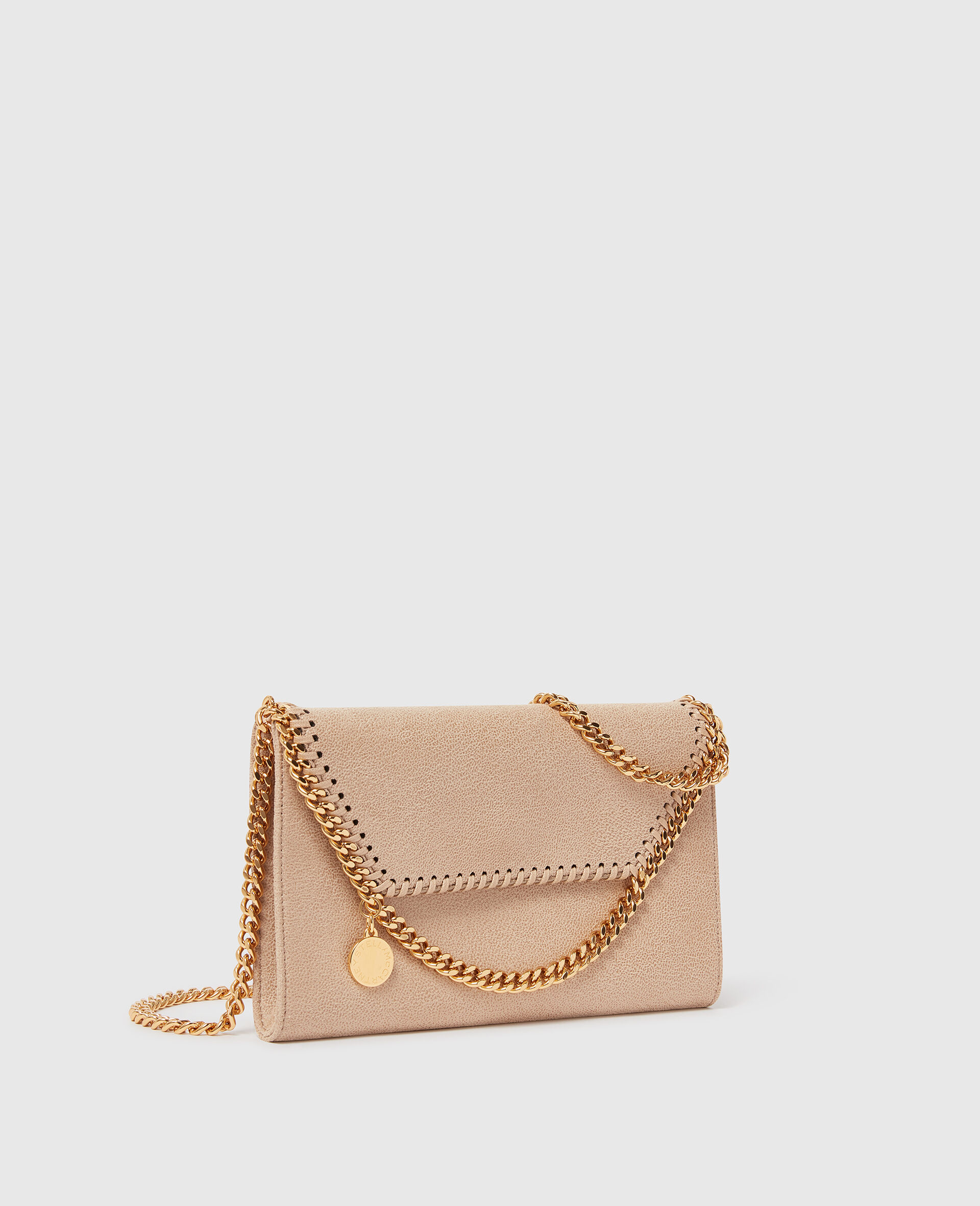 Falabella Wallet Crossbody Bag-Beige-medium