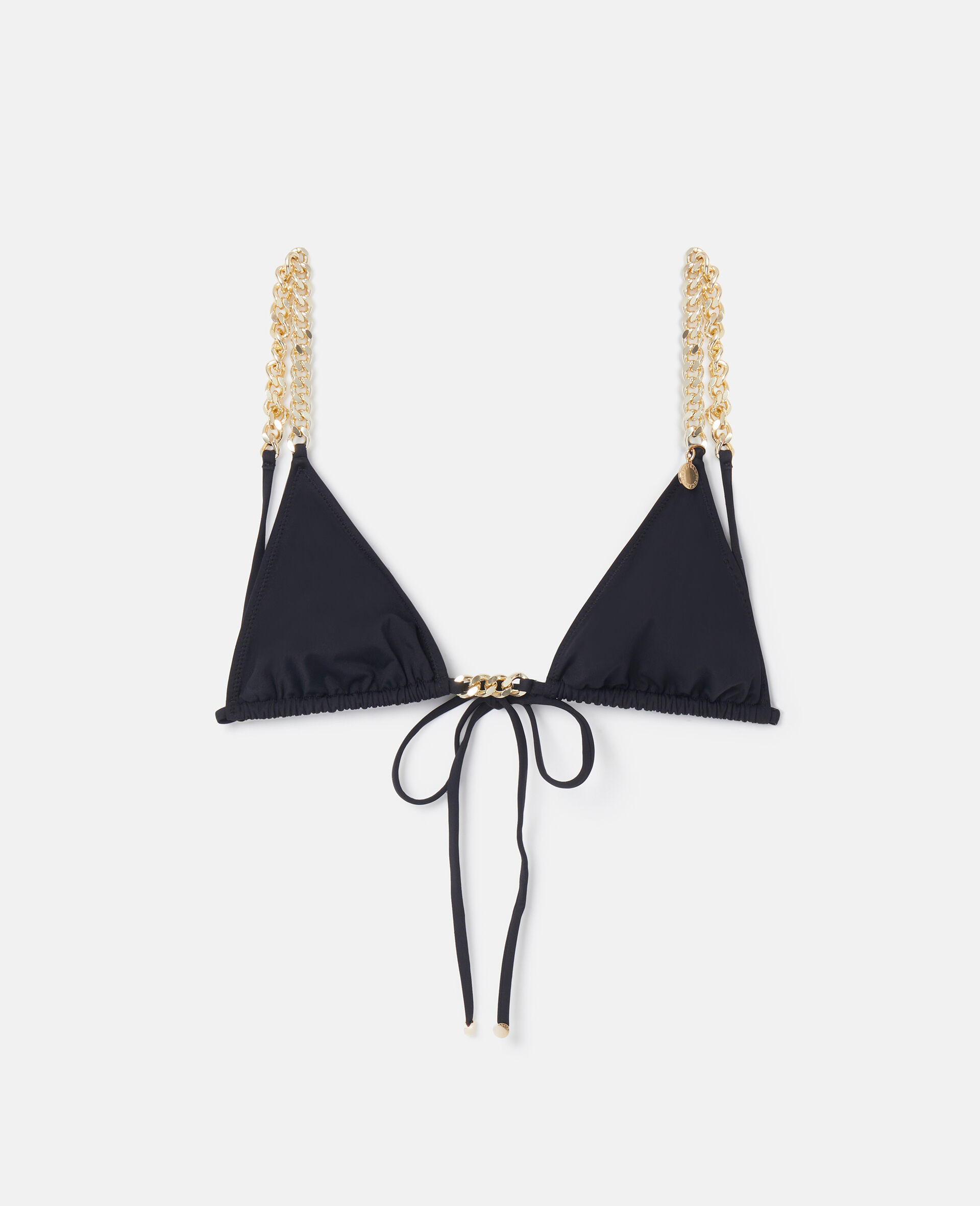 Falabella Triangle Bikini Top-Black-large image number 0