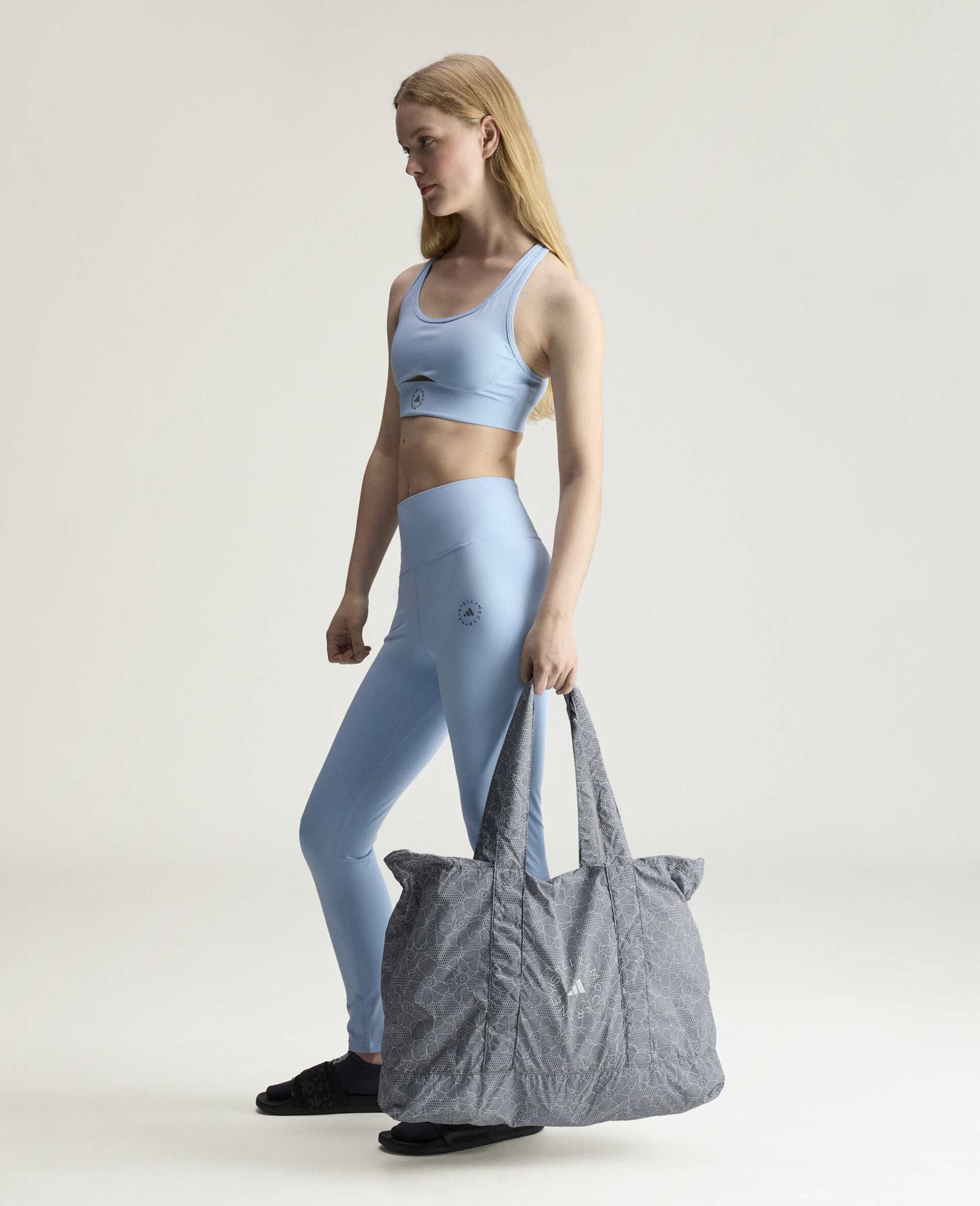 Logo Packable Tote-Black-large image number 6