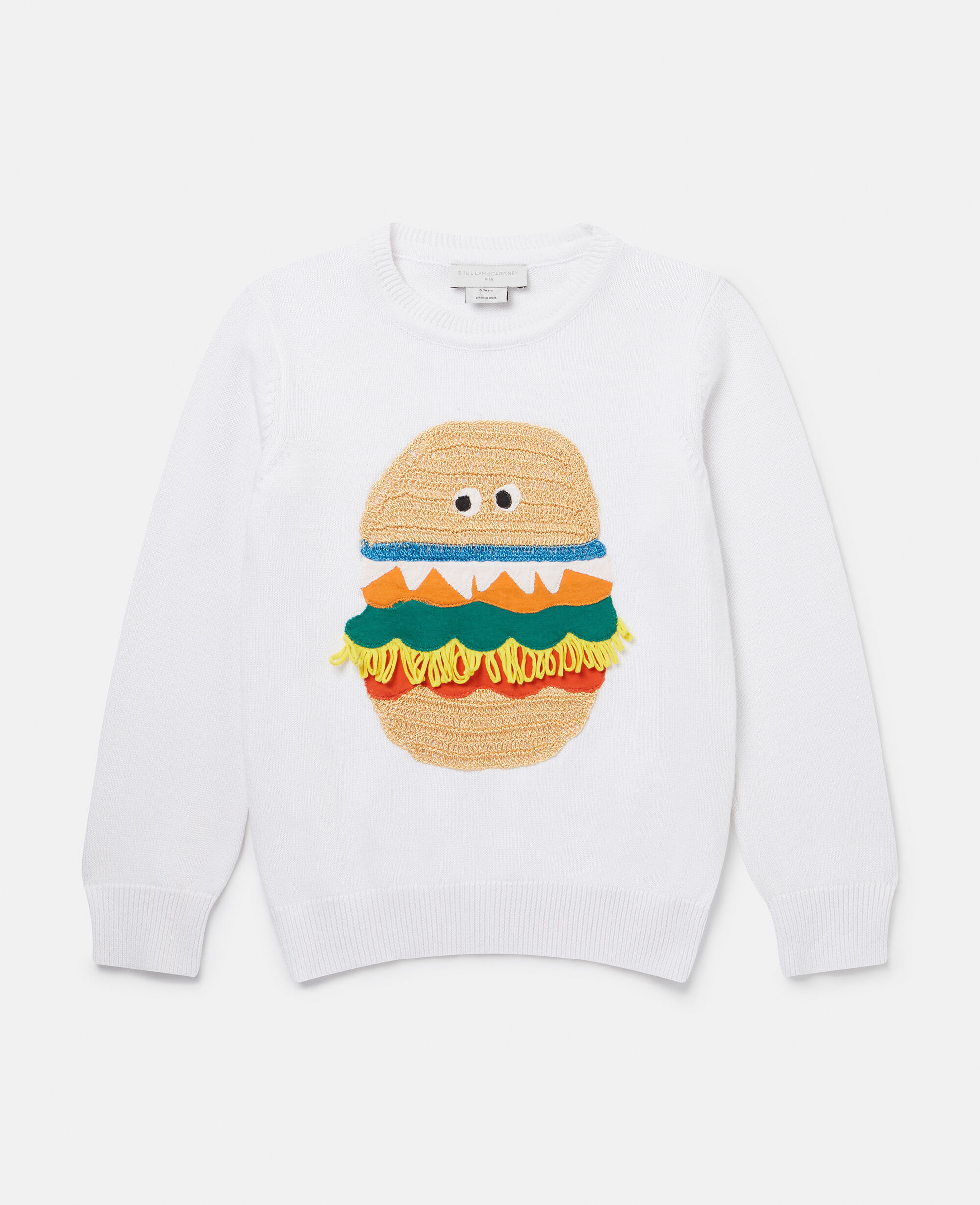 Women アイボリー ベジバーガー インターシャ ニットセーター | Stella McCartney JP