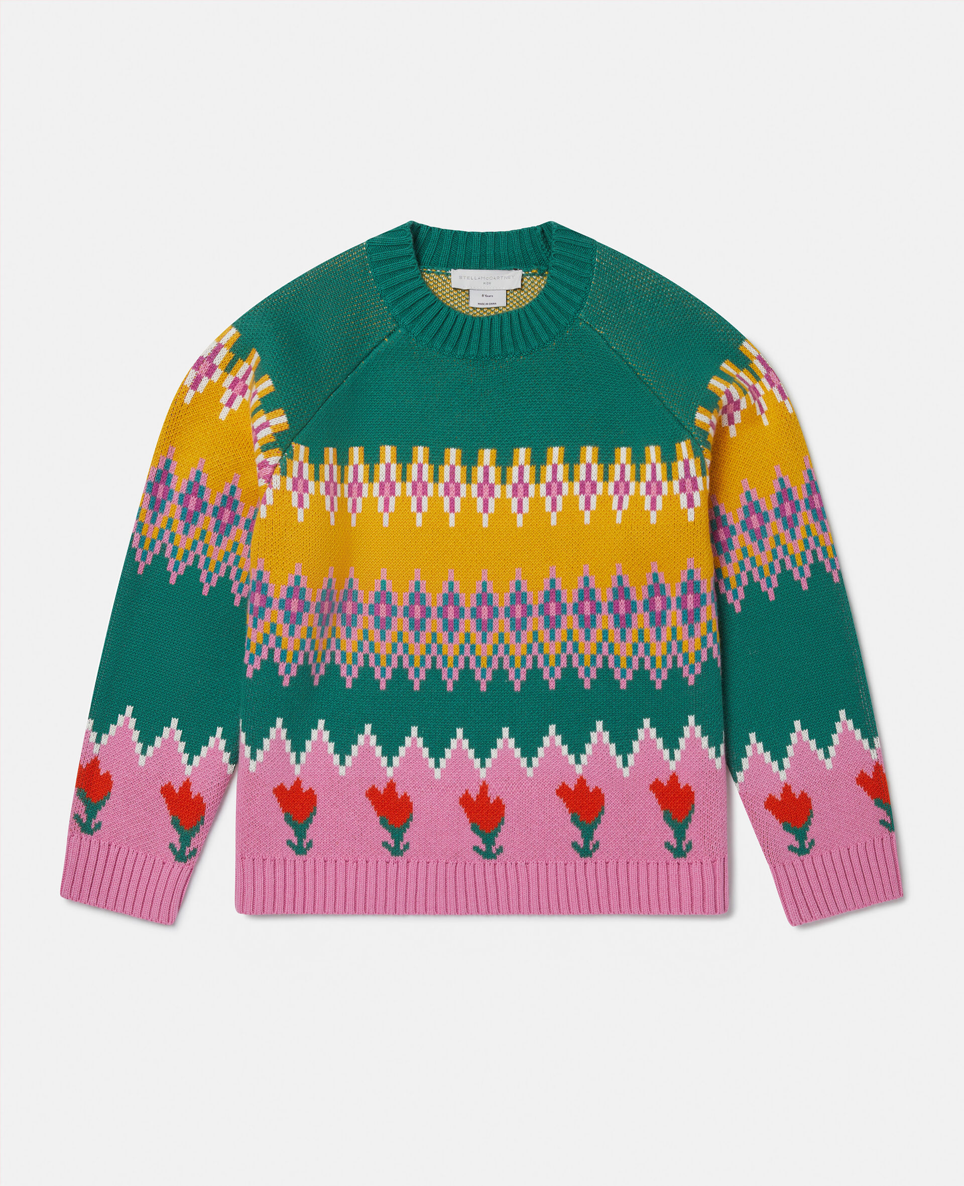 Tulip Fair Isle Jumper-Multicolour-large image number 0