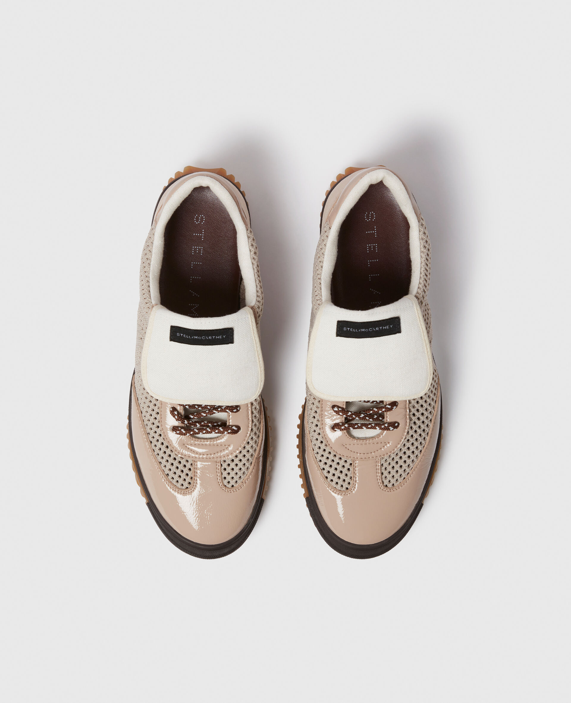 Sneakers S-Wave Sport mit Mesh-Einsätzen -Beige-large image number 3