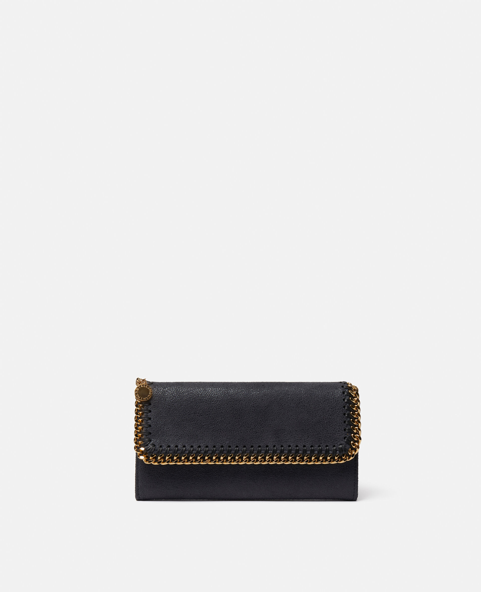 Falabella Flap Continental Wallet-Black-medium