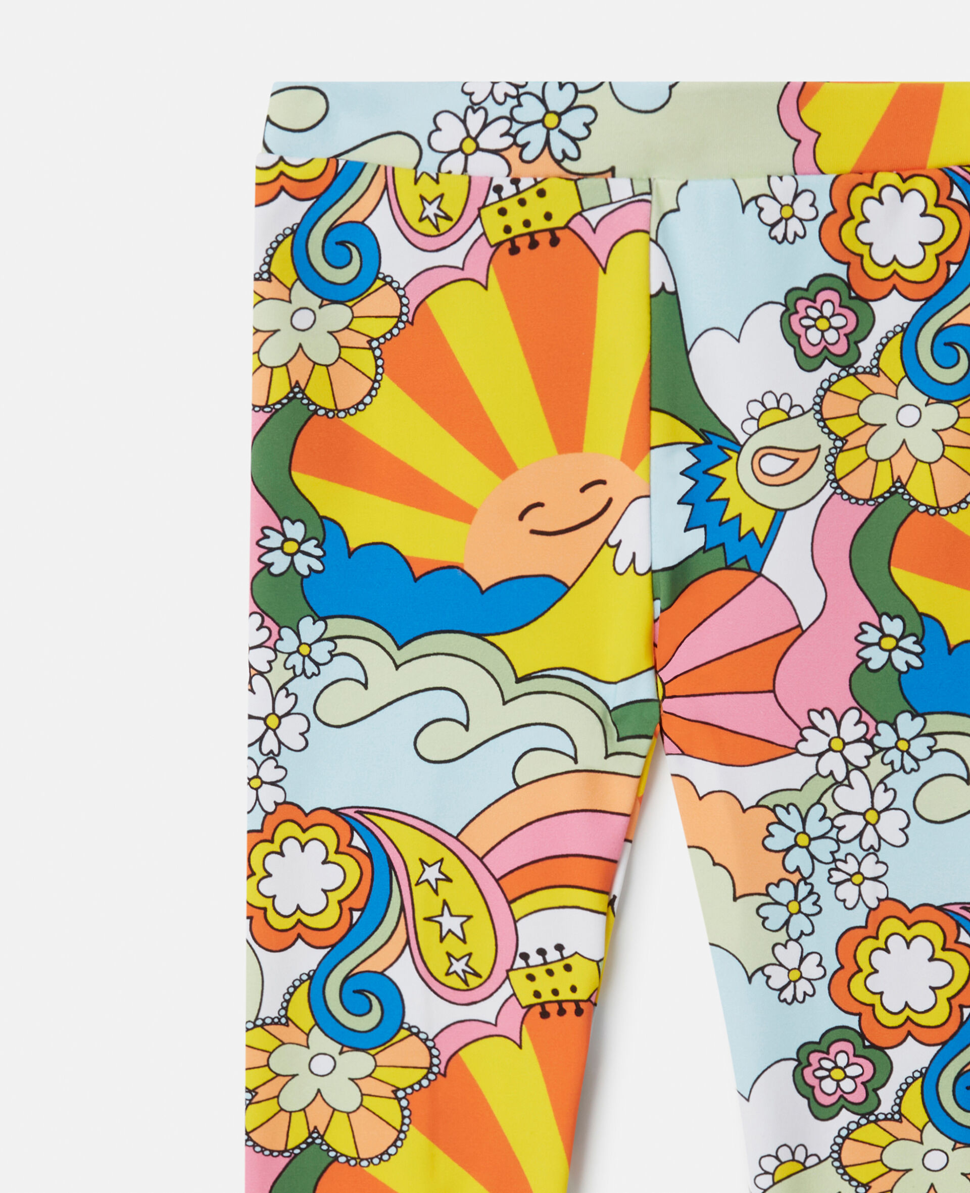 'Love to Dream' Print Leggings-White-large image number 1