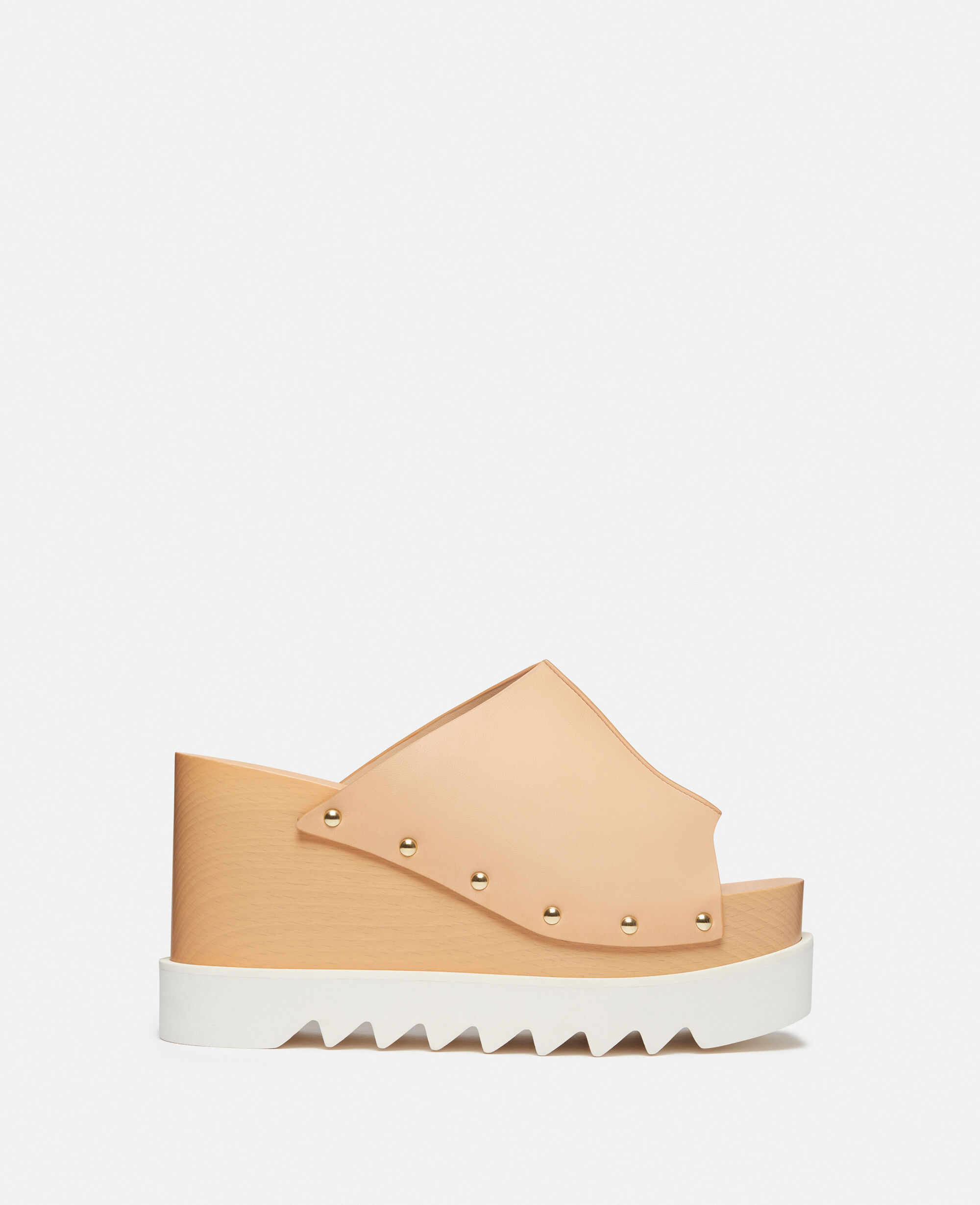 Women Sunset Rose Elyse Studded Slide Wedge Sandals Stella