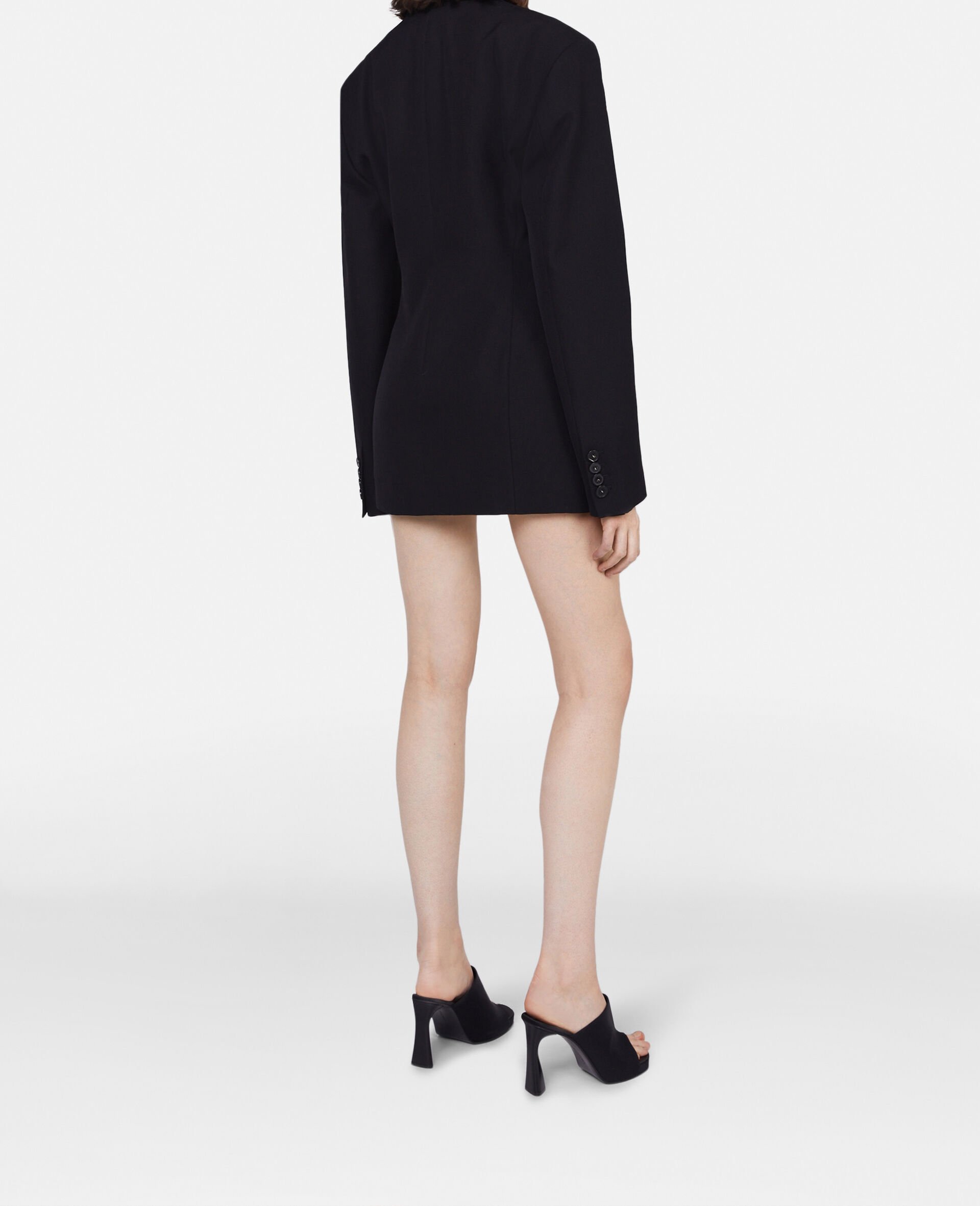 Oversized Tuxedo Jacket-Black-large Oversized Tuxedo Jacket-Black-large image number 2